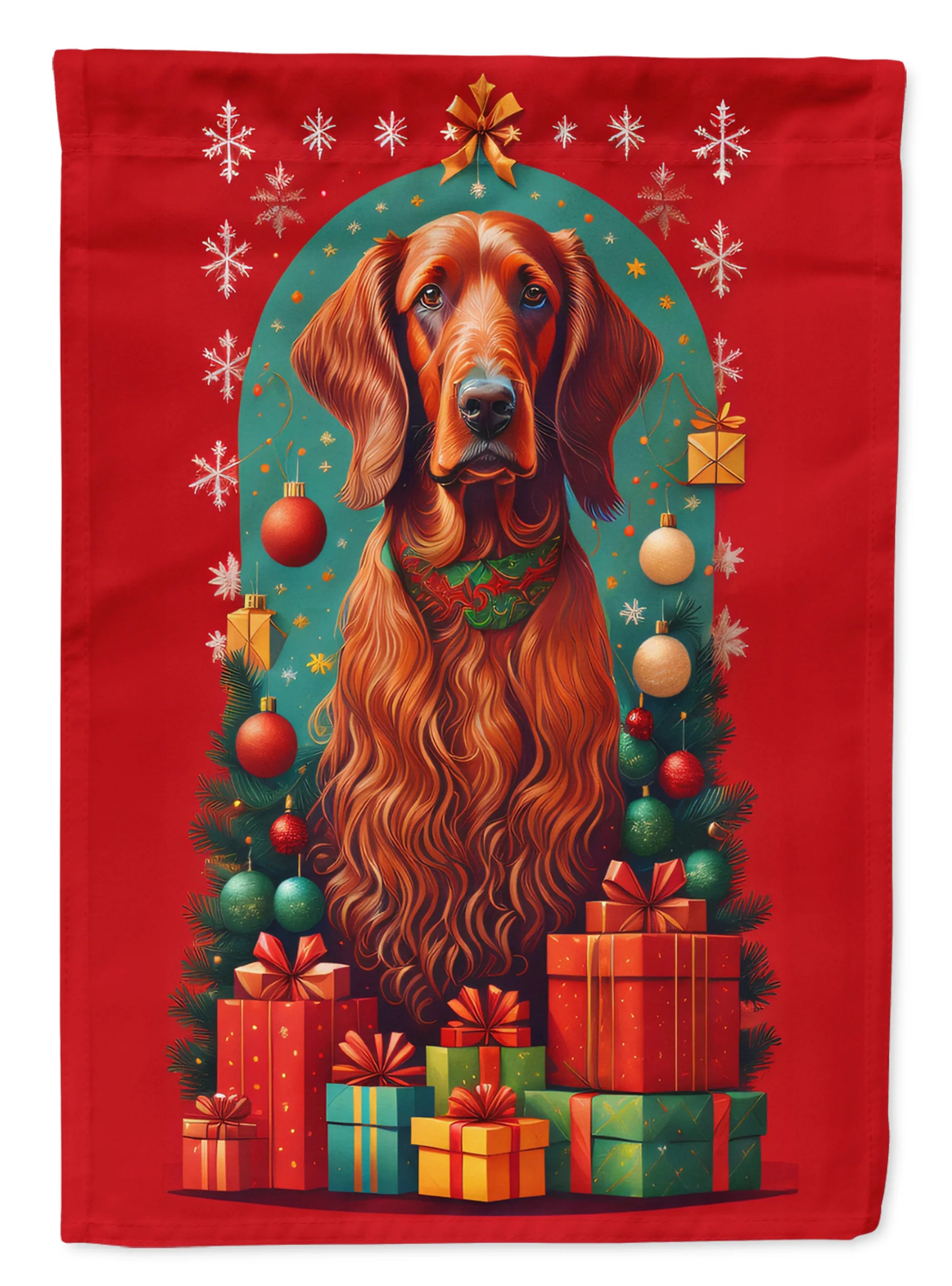 Holiday Christmas Decorative Flag - Size: GARDEN SIZE | Pack Of: 1 | Collection name: Holiday christmas