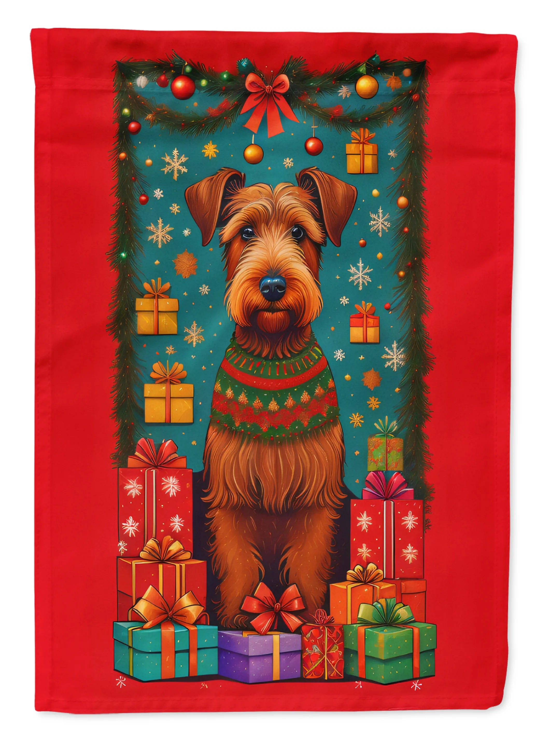Holiday Christmas Decorative Flag - Size: GARDEN SIZE | Pack Of: 1 | Collection name: Holiday christmas