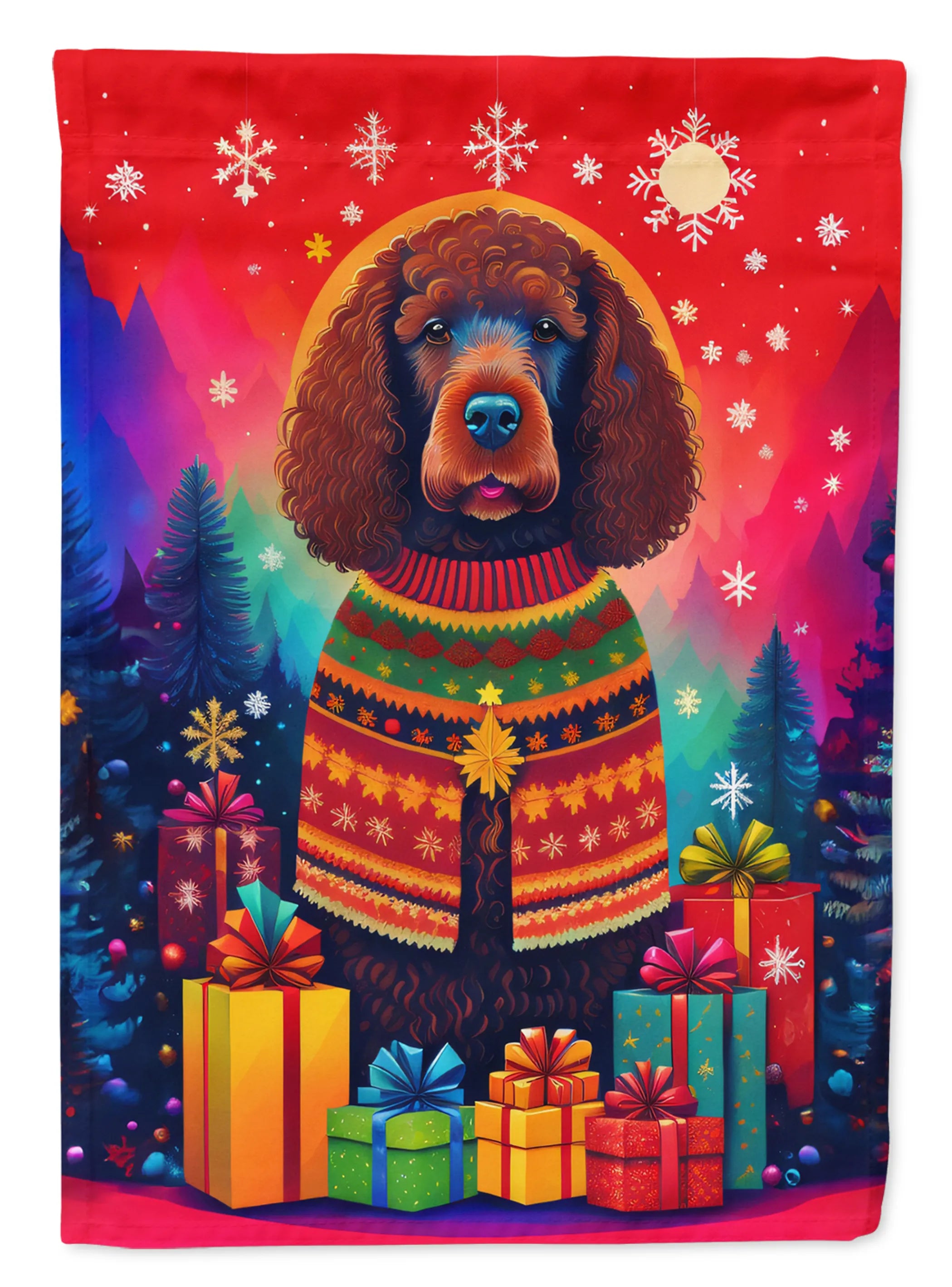 Holiday Christmas Decorative Flag - Size: GARDEN SIZE | Pack Of: 1 | Collection name: Holiday christmas