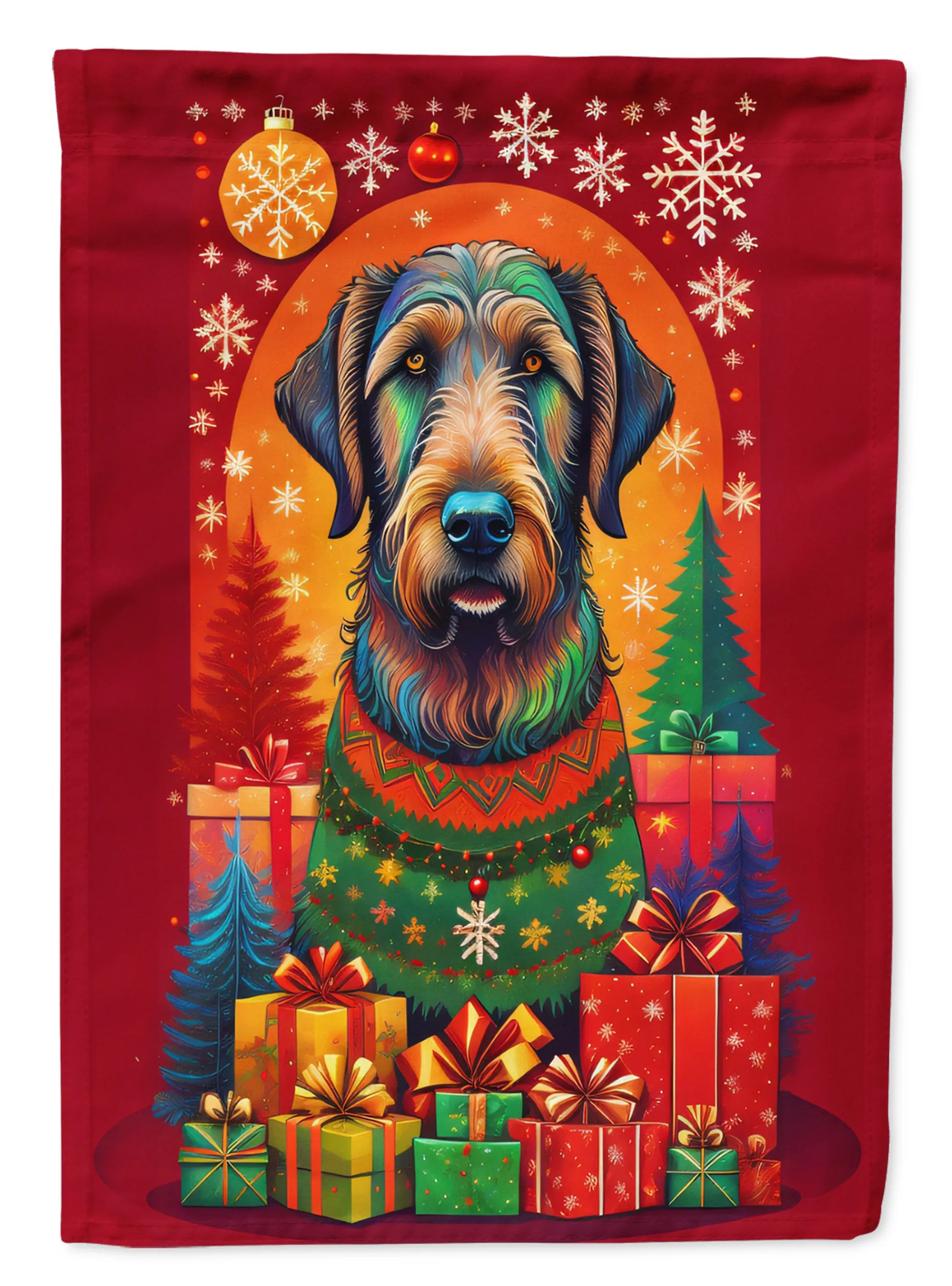 Holiday Christmas Decorative Flag - Size: GARDEN SIZE | Pack Of: 1 | Collection name: Holiday christmas