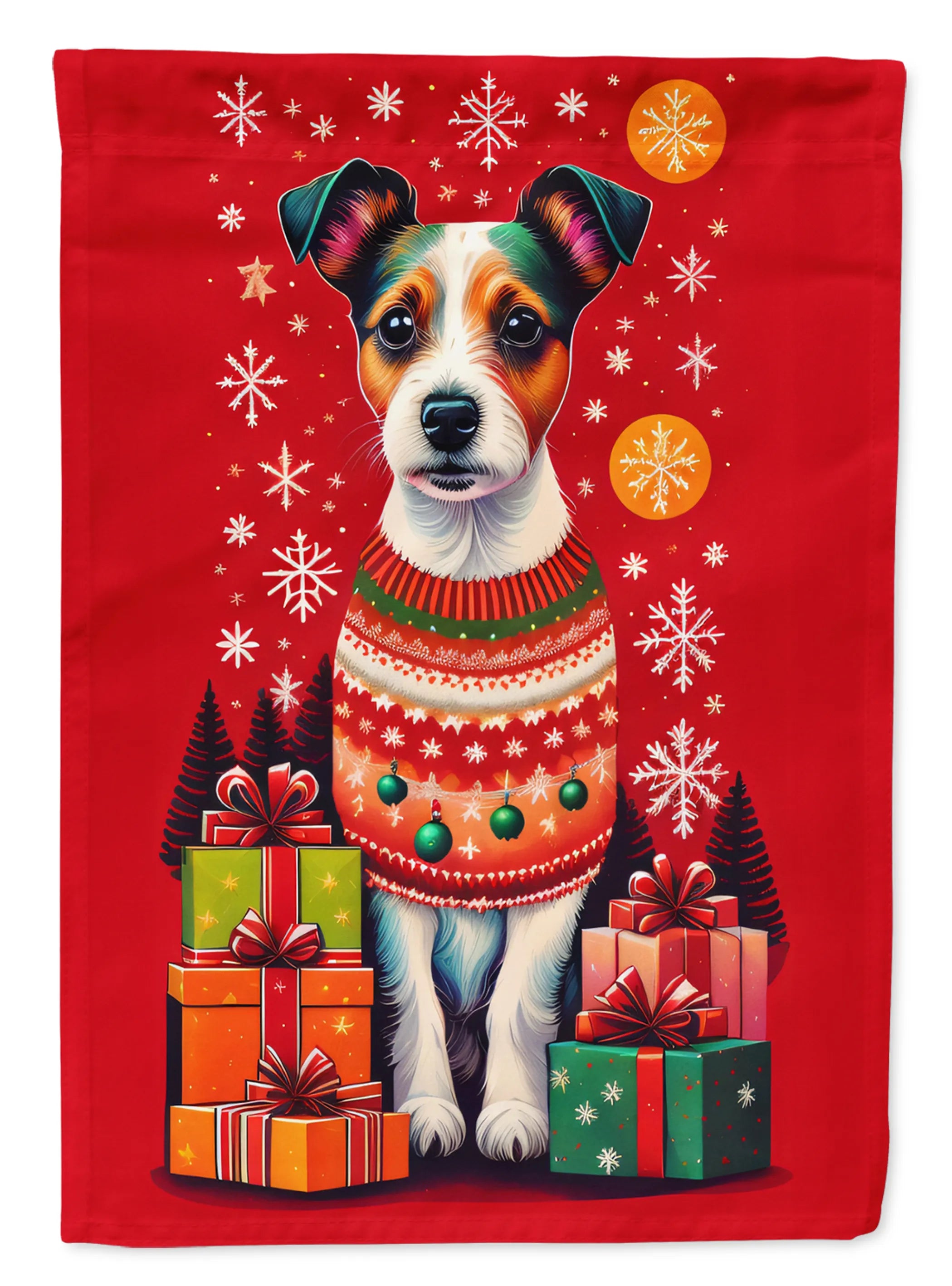 Holiday Christmas Decorative Flag - Size: GARDEN SIZE | Pack Of: 1 | Collection name: Holiday christmas