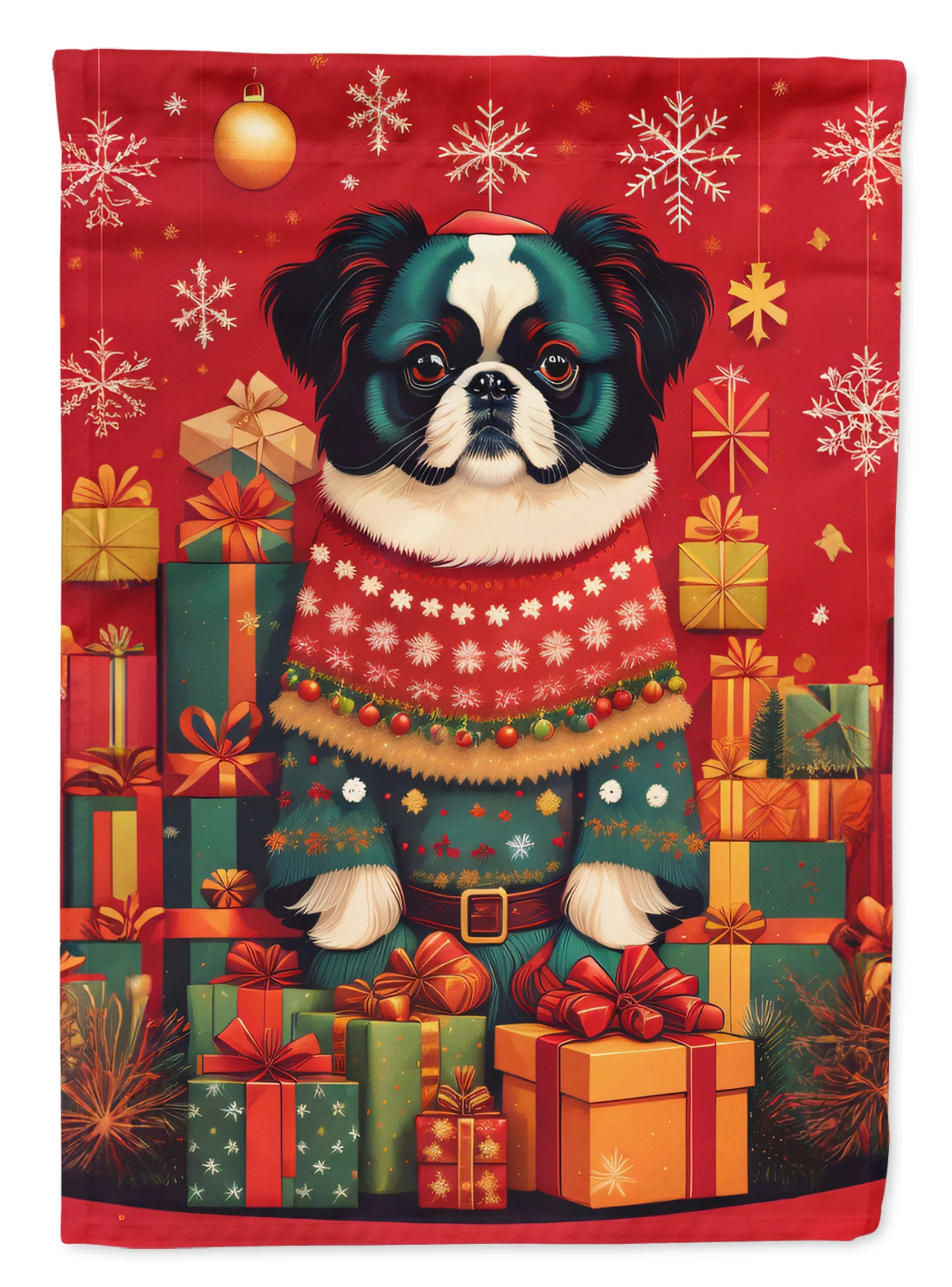 Holiday Christmas Decorative Flag - Size: GARDEN SIZE | Pack Of: 1 | Collection name: Holiday christmas
