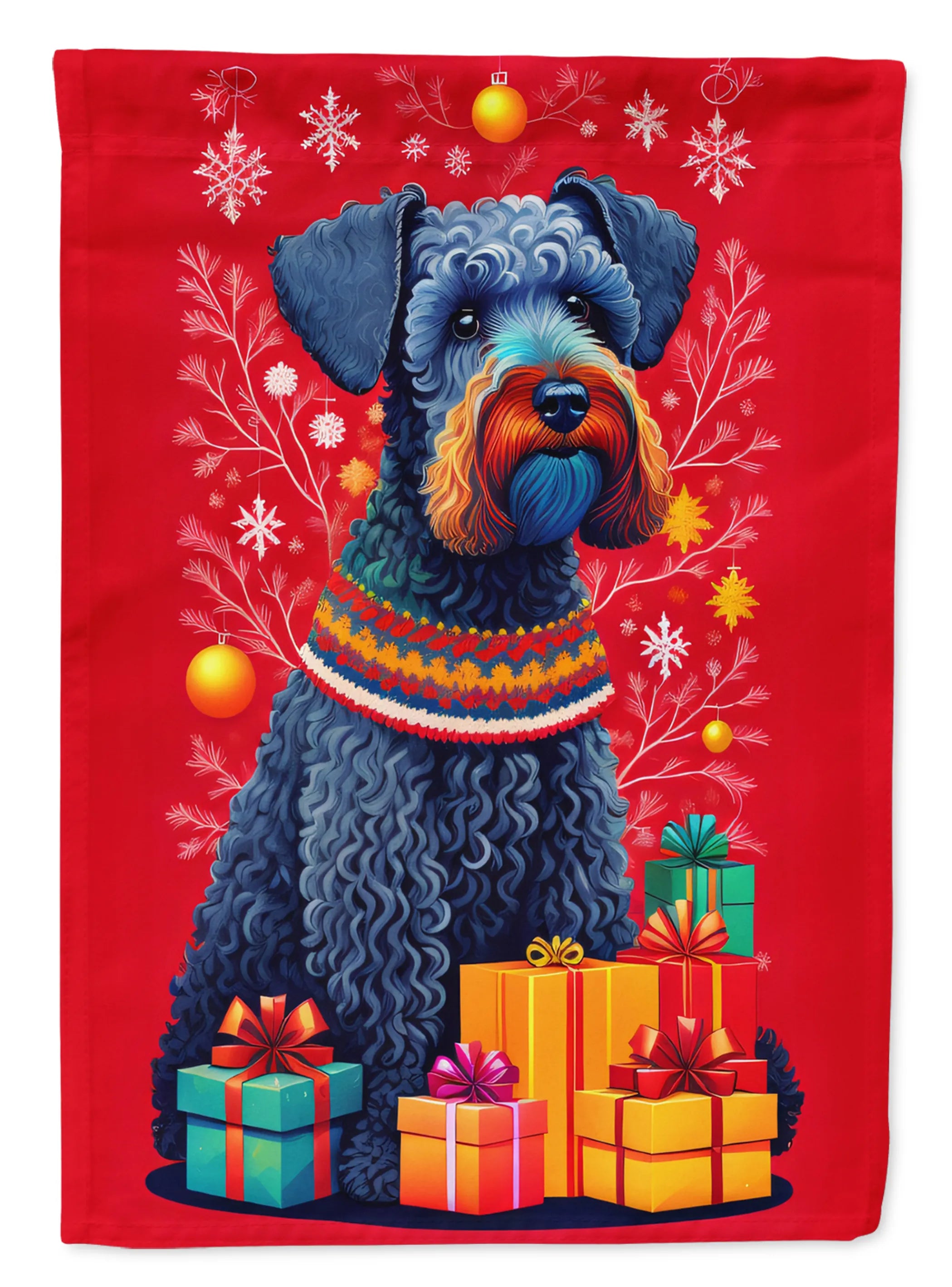 Holiday Christmas Decorative Flag - Size: GARDEN SIZE | Pack Of: 1 | Collection name: Holiday christmas