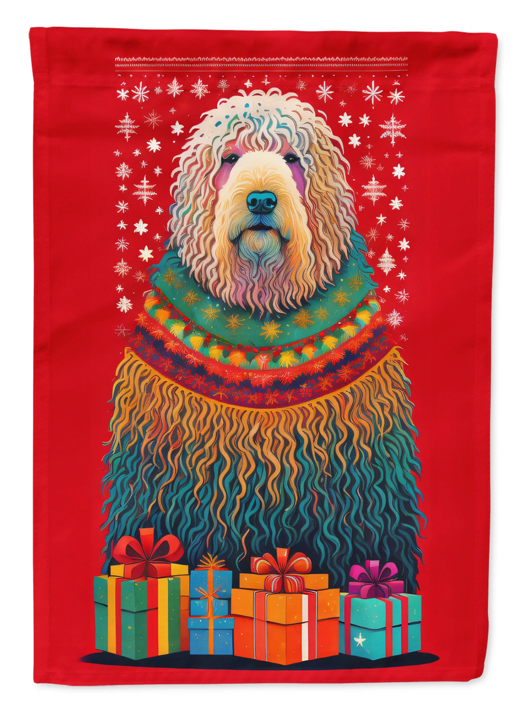 Holiday Christmas Decorative Flag - Size: GARDEN SIZE | Pack Of: 1 | Collection name: Holiday christmas