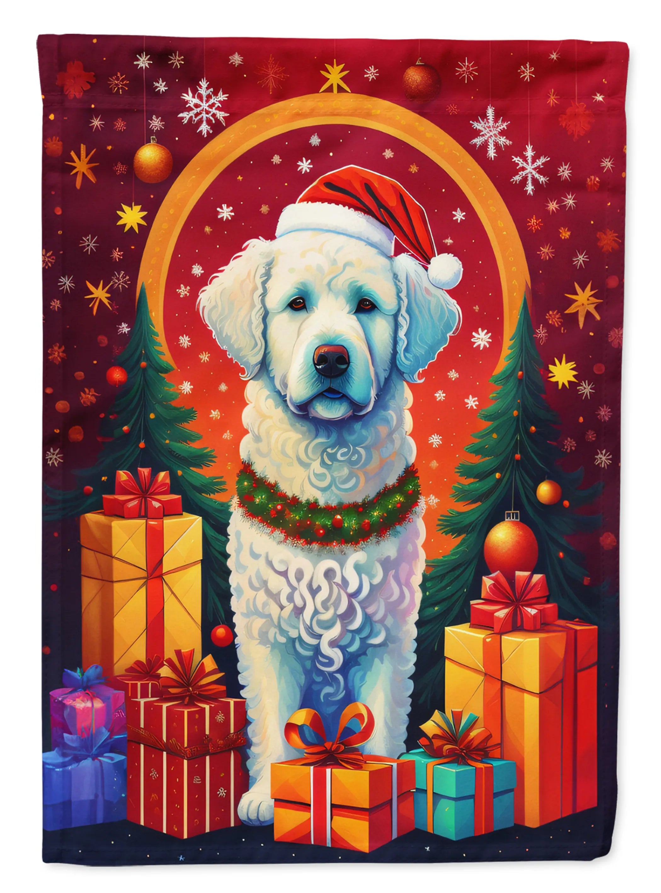 Holiday Christmas Decorative Flag - Size: GARDEN SIZE | Pack Of: 1 | Collection name: Holiday christmas