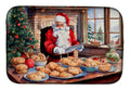 Cookies with Santa Claus Dish Drying Mat - Size: 14  X 21" | Pack Of: 1 | Collection name: Cookies with santa claus