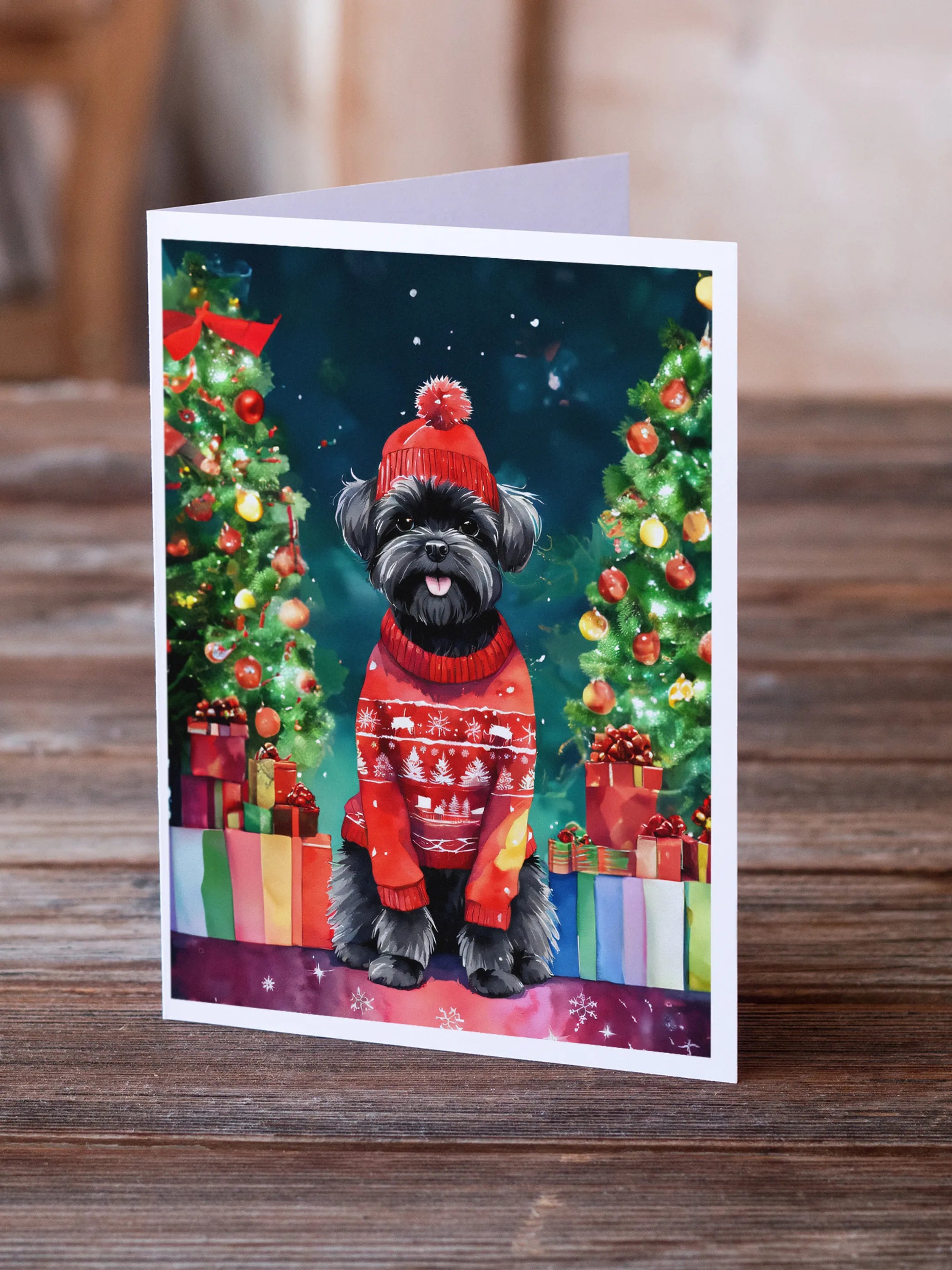 Christmas Sweaters Greeting Cards  - Size: 5X7 | Pack Of: 8 | Collection name: Christmas sweaters
