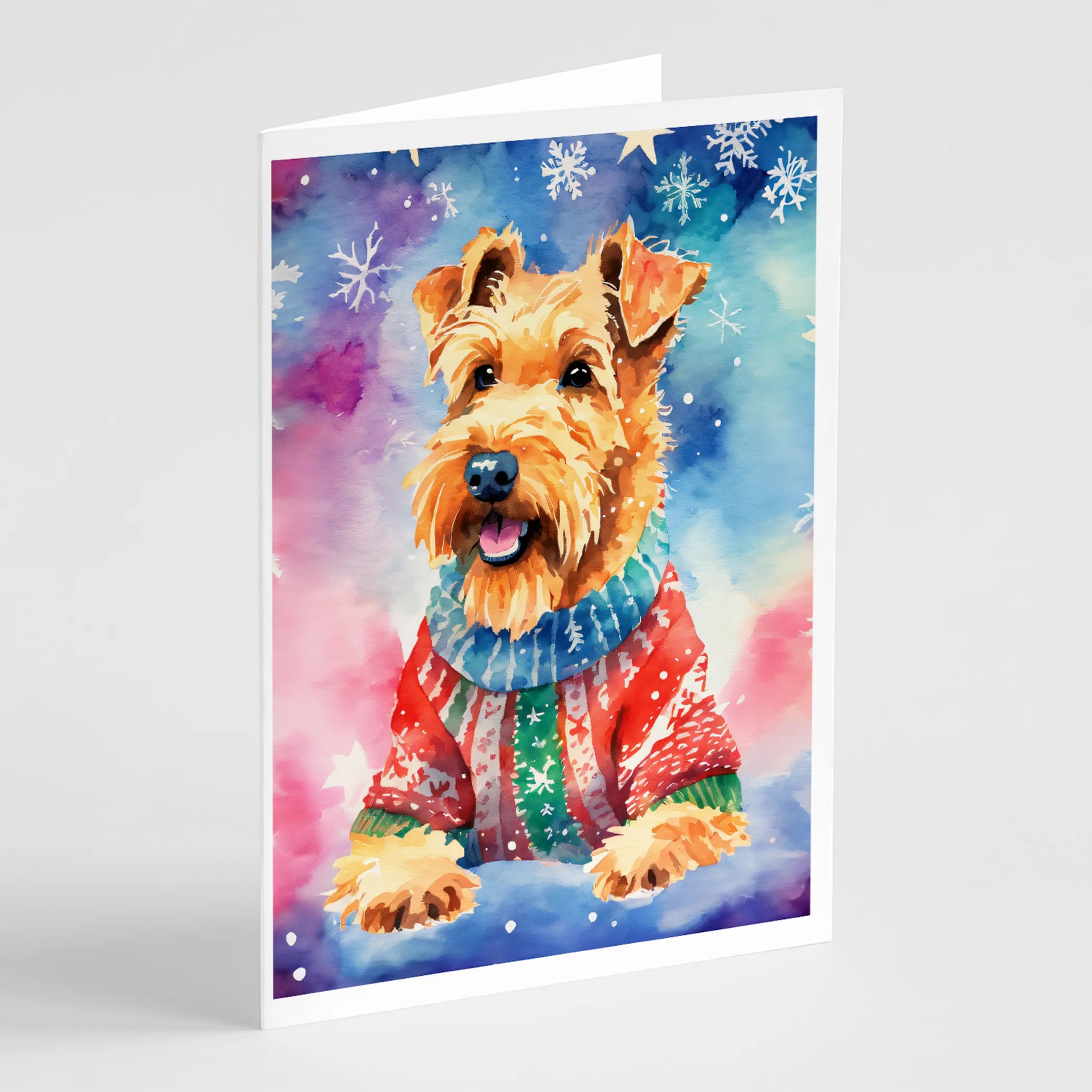 Christmas Sweaters Greeting Cards  - Size: 5X7 | Pack Of: 8 | Collection name: Christmas sweaters