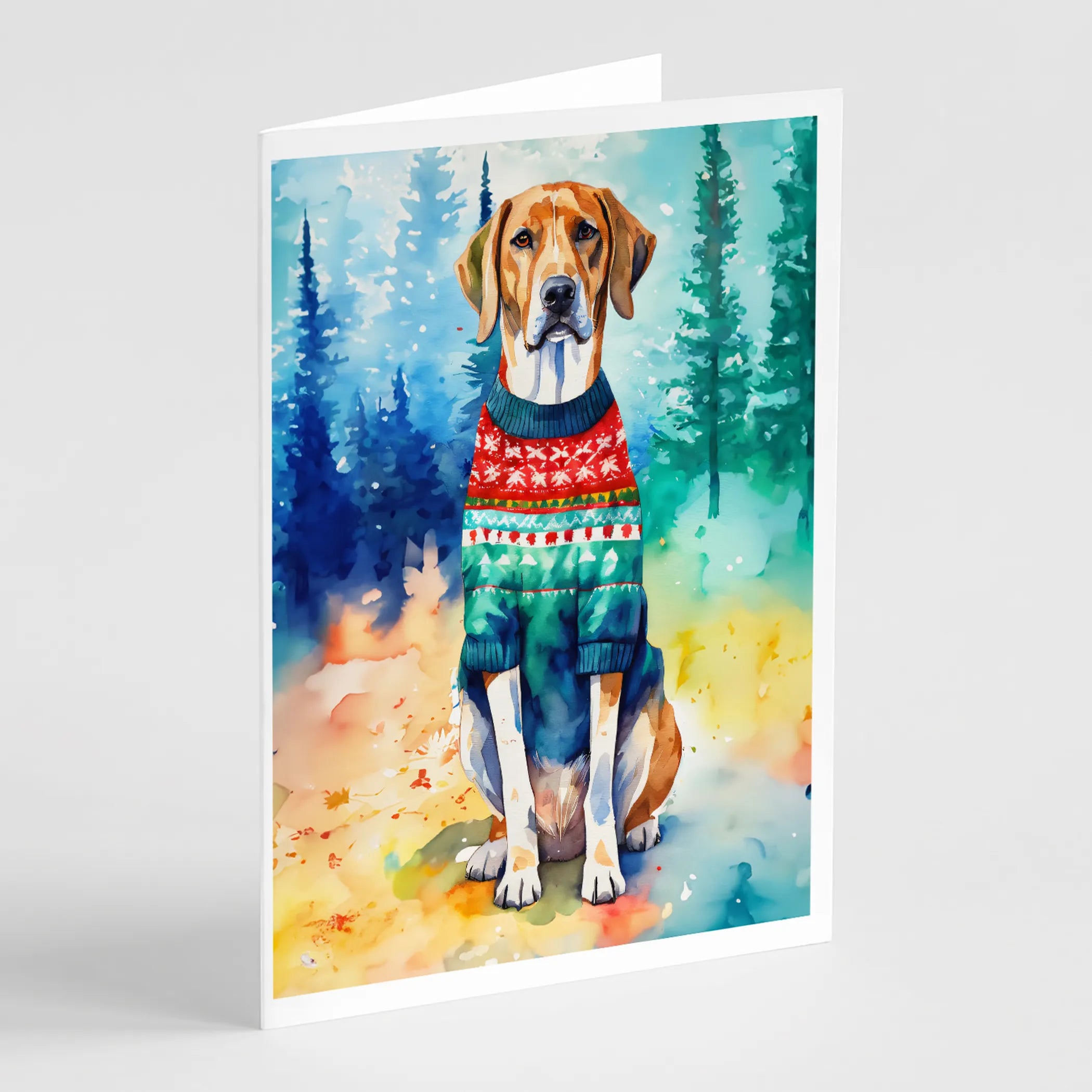 Christmas Sweaters Greeting Cards  - Size: 5X7 | Pack Of: 8 | Collection name: Christmas sweaters