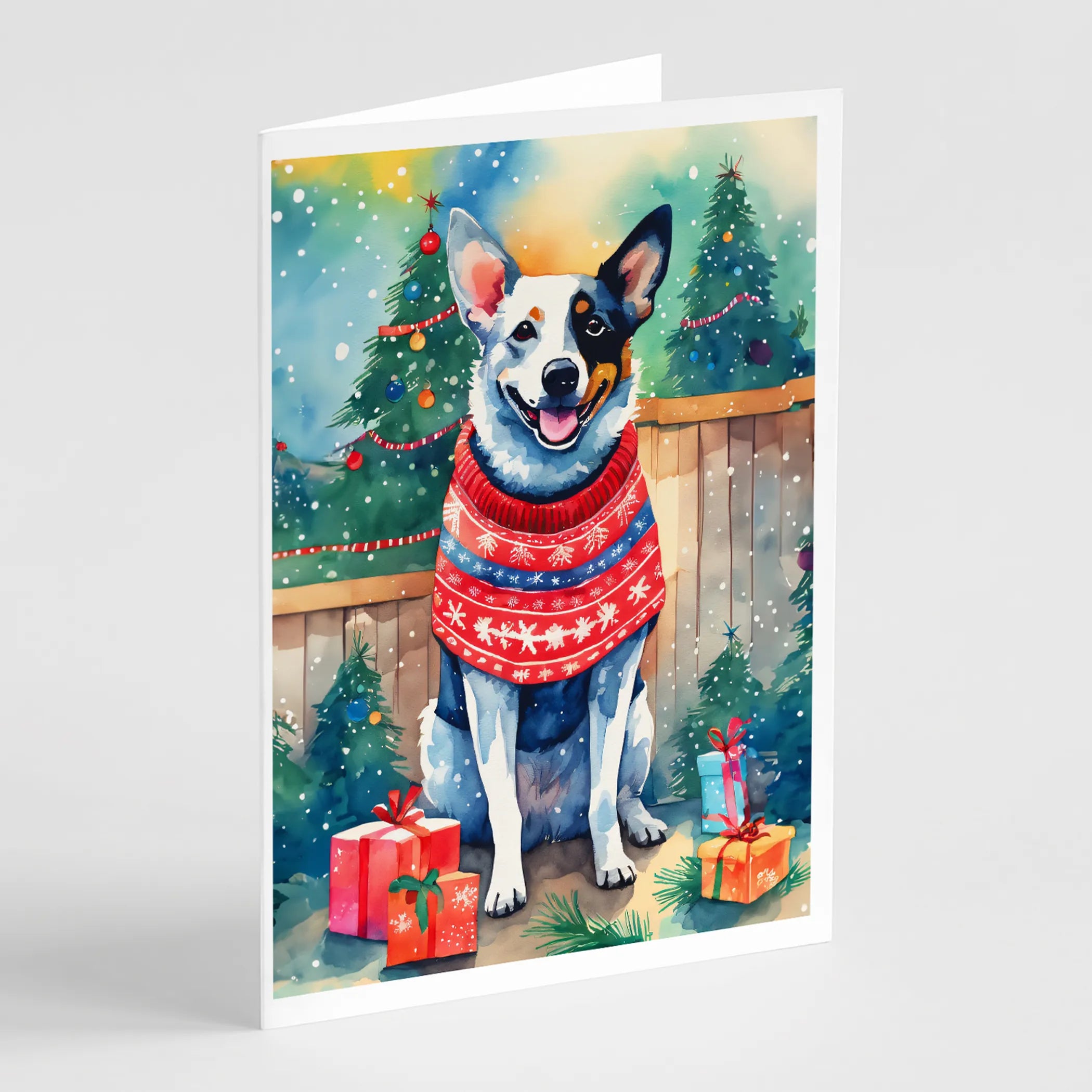 Christmas Sweaters Greeting Cards  - Size: 5X7 | Pack Of: 8 | Collection name: Christmas sweaters