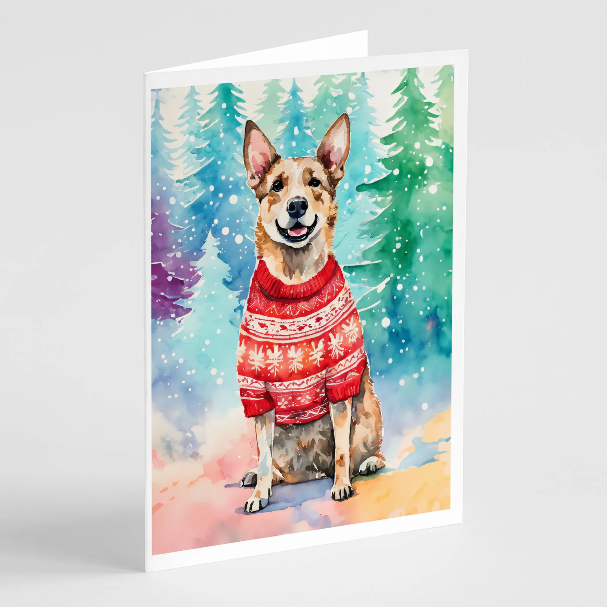 Christmas Sweaters Greeting Cards  - Size: 5X7 | Pack Of: 8 | Collection name: Christmas sweaters