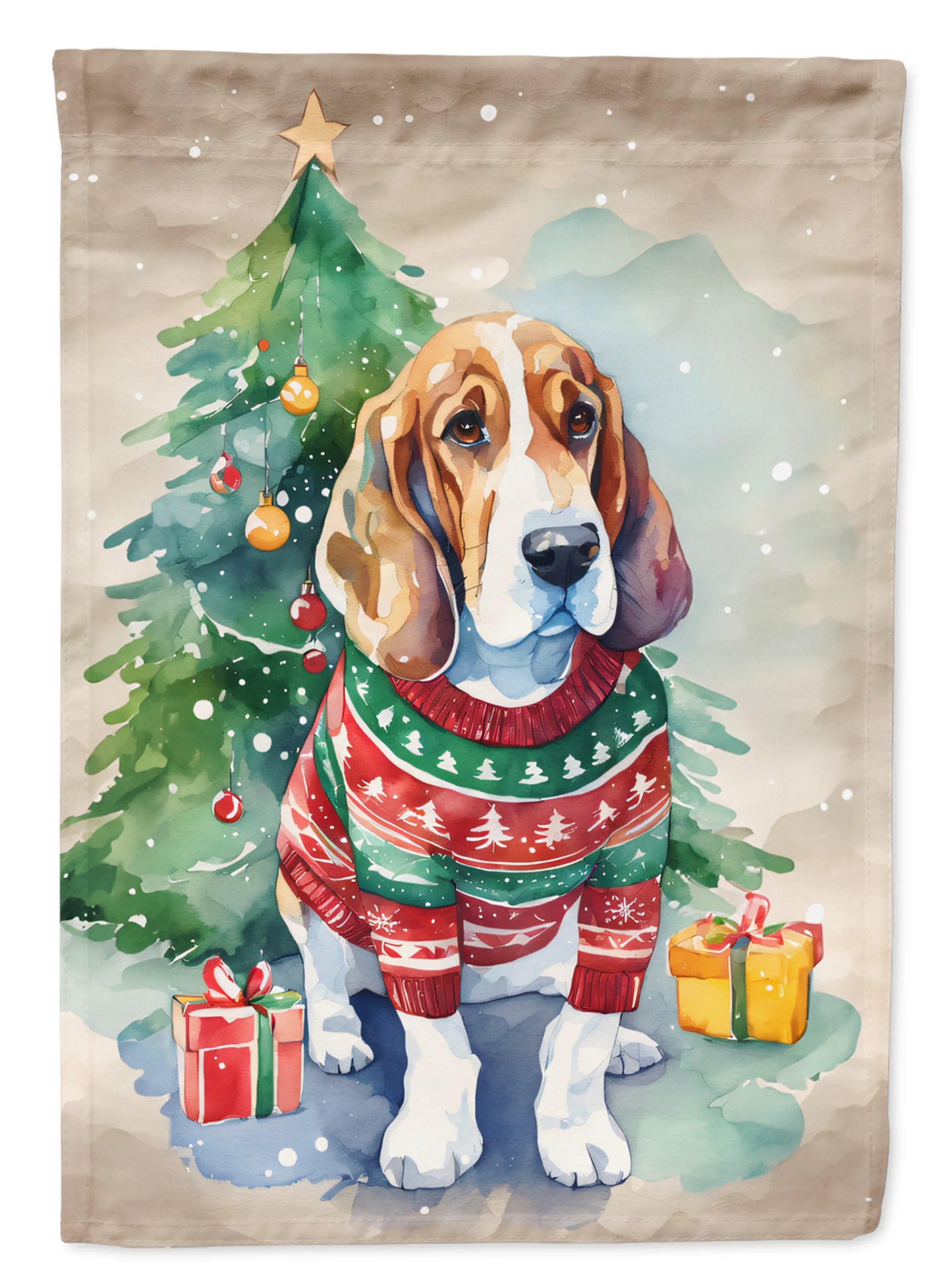 Christmas Sweaters Decorative Flag - Size: GARDEN SIZE | Pack Of: 1 | Collection name: Christmas sweaters