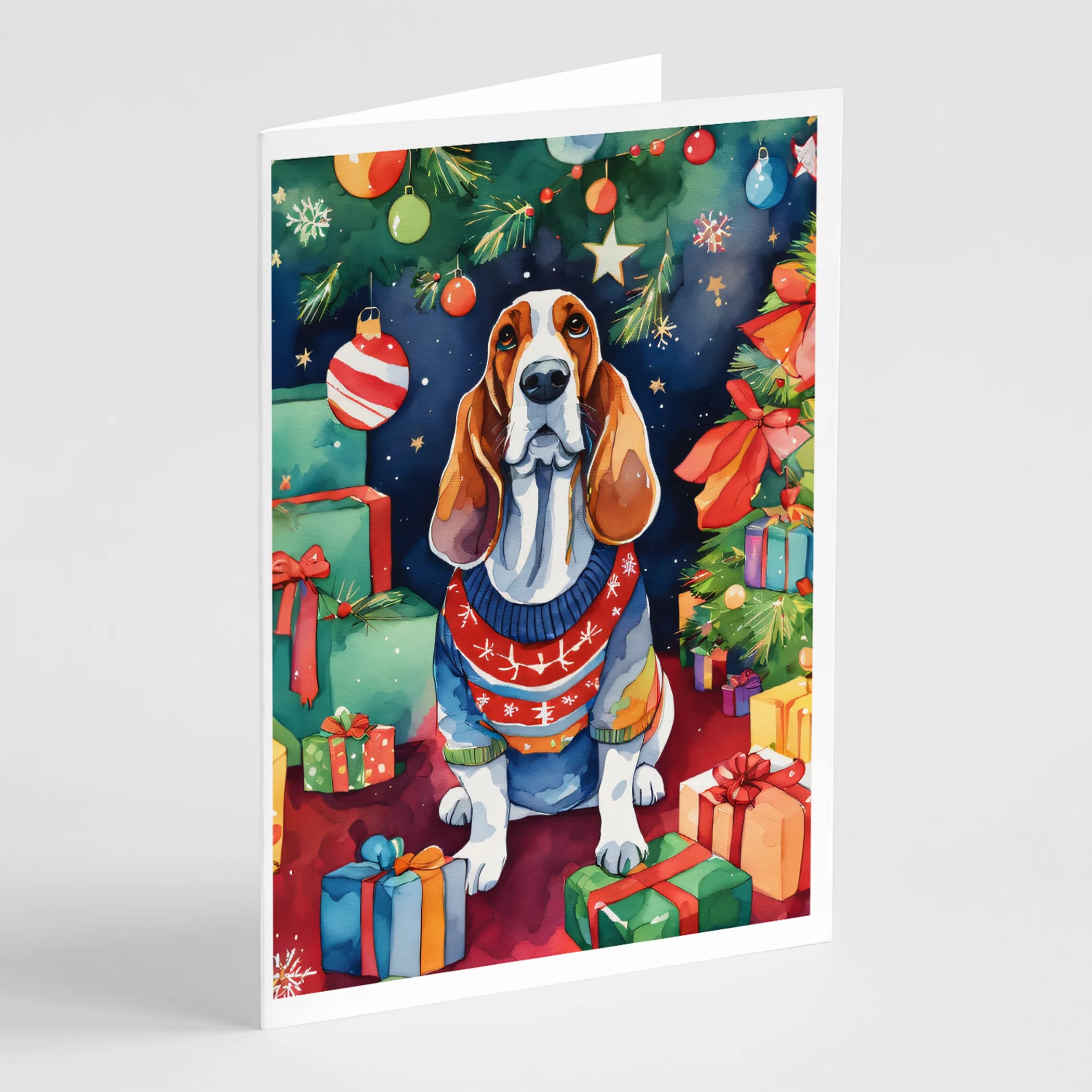 Christmas Sweaters Greeting Cards  - Size: 5X7 | Pack Of: 8 | Collection name: Christmas sweaters
