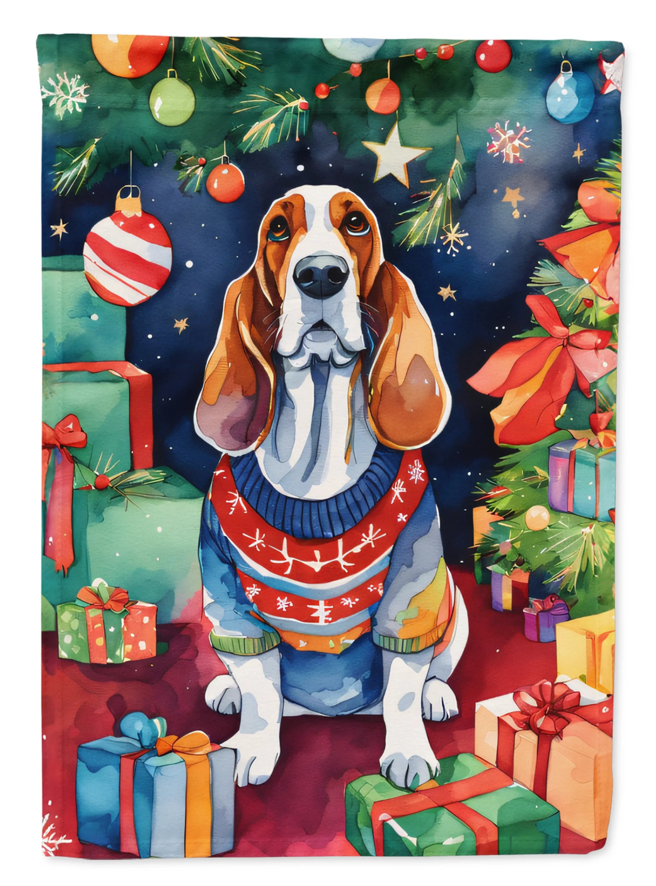 Christmas Sweaters Decorative Flag - Size: GARDEN SIZE | Pack Of: 1 | Collection name: Christmas sweaters
