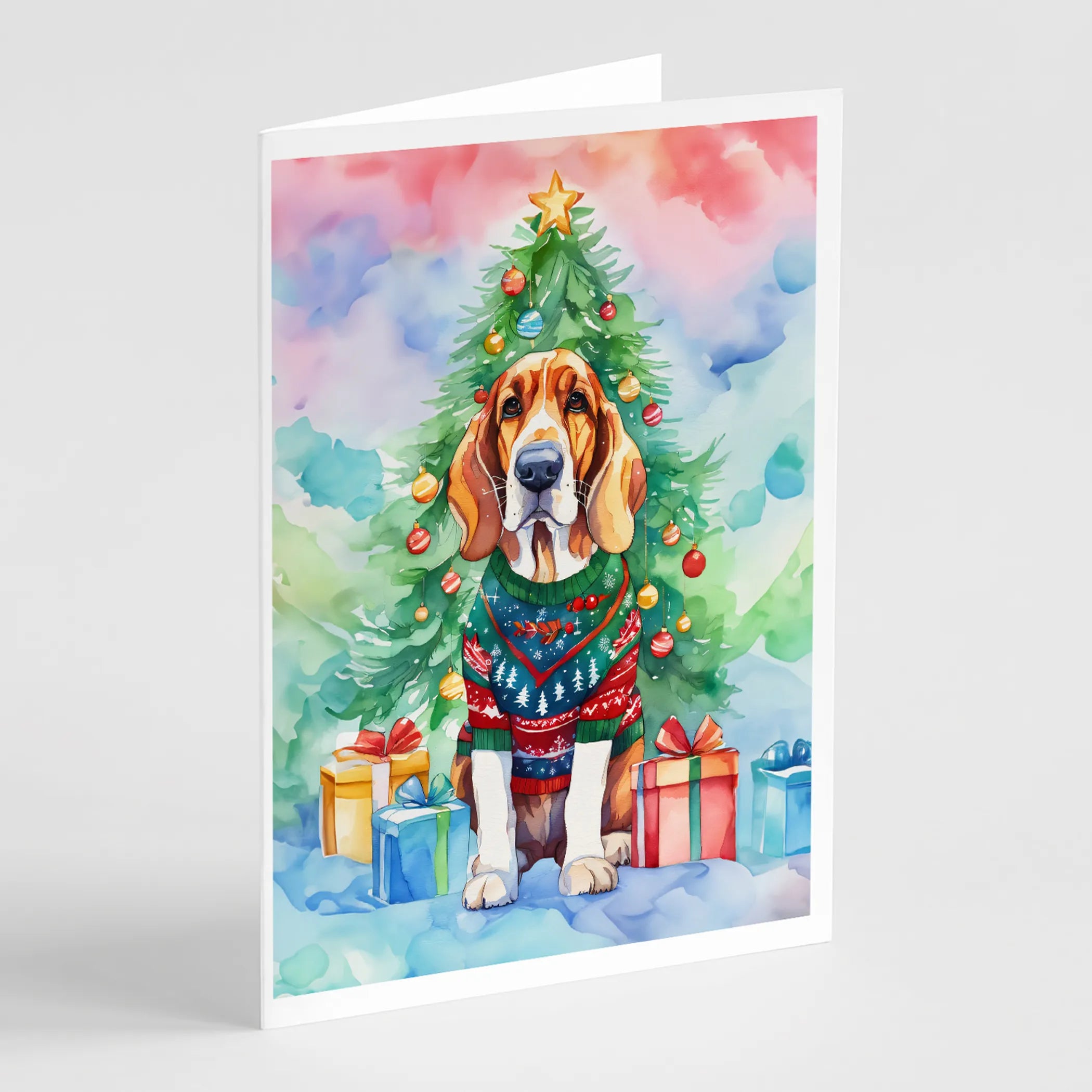 Christmas Sweaters Greeting Cards  - Size: 5X7 | Pack Of: 8 | Collection name: Christmas sweaters