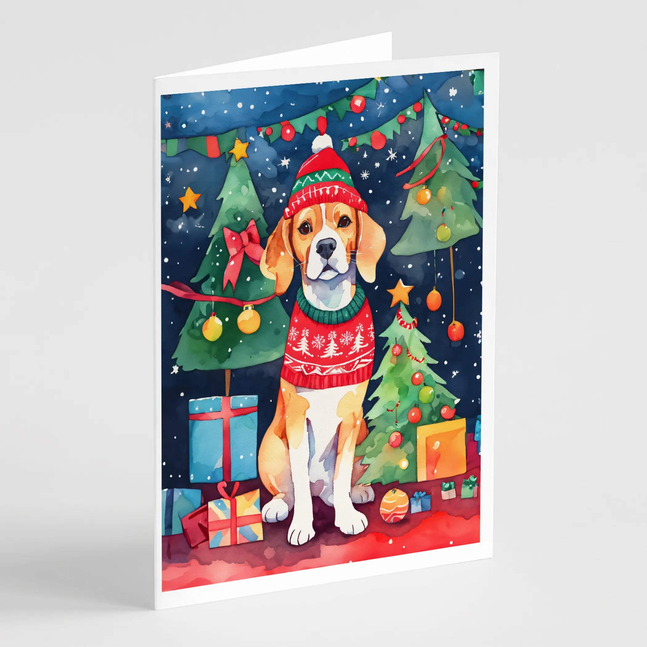 Christmas Sweaters Greeting Cards  - Size: 5X7 | Pack Of: 8 | Collection name: Christmas sweaters