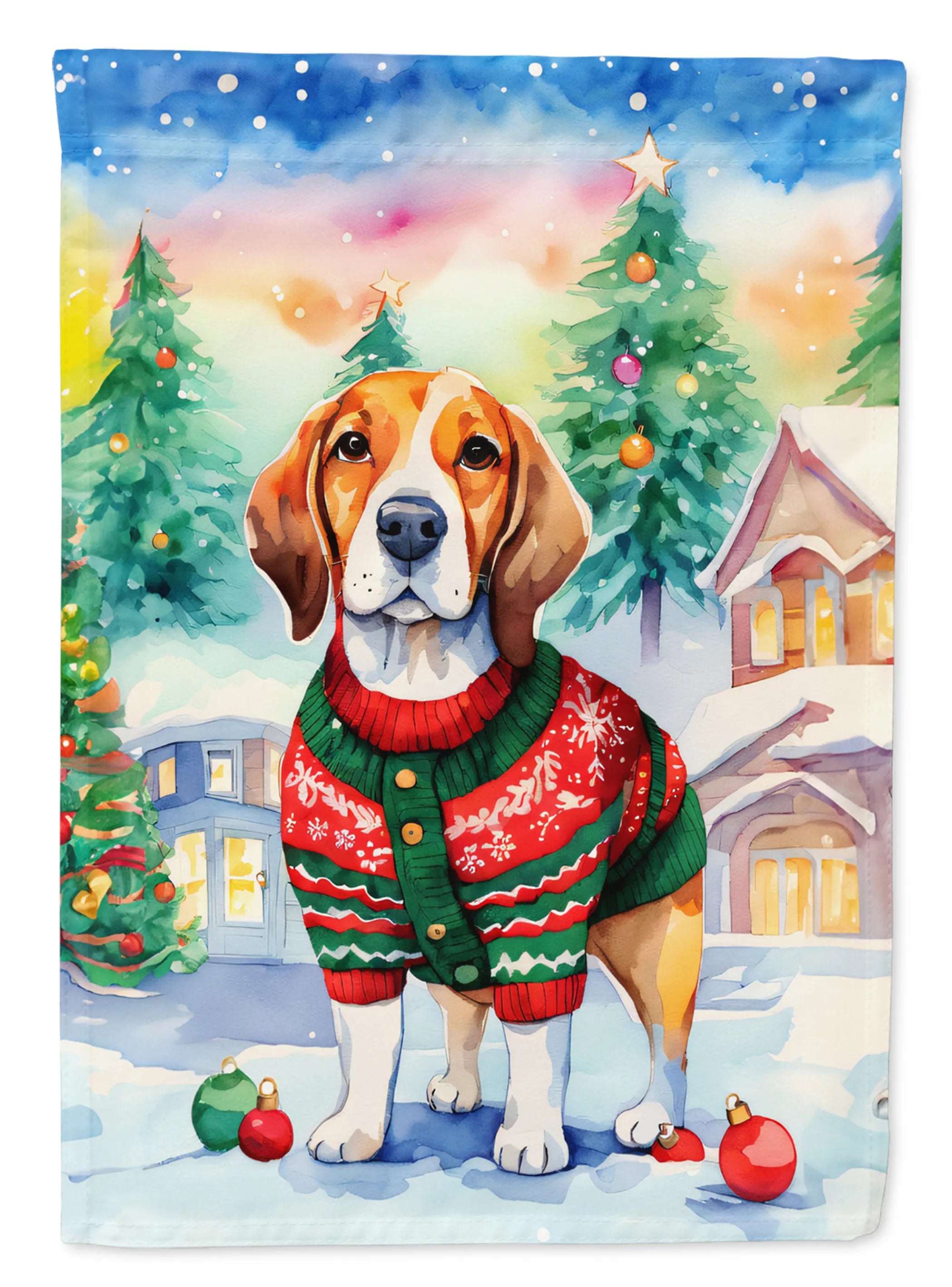 Christmas Sweaters Decorative Flag - Size: GARDEN SIZE | Pack Of: 1 | Collection name: Christmas sweaters