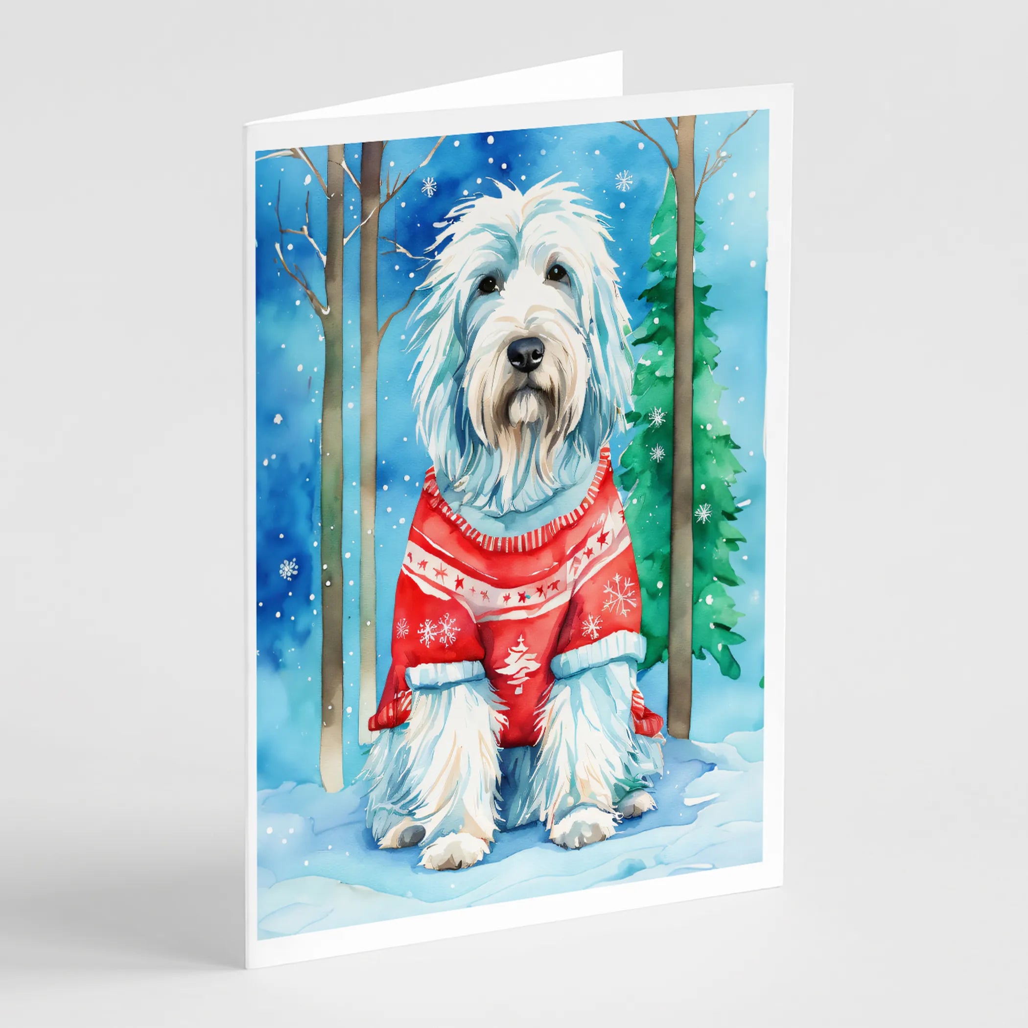 Christmas Sweaters Greeting Cards  - Size: 5X7 | Pack Of: 8 | Collection name: Christmas sweaters