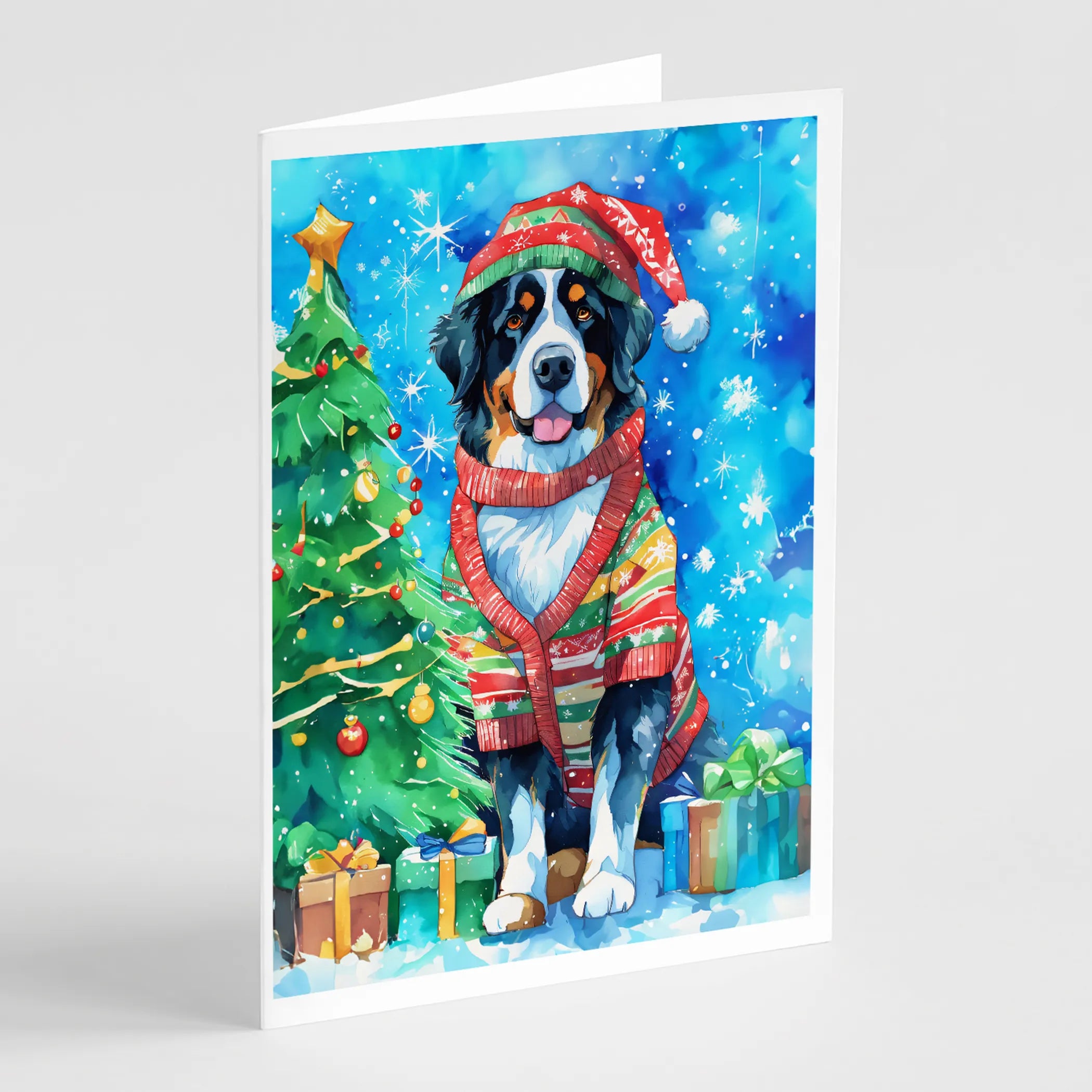 Christmas Sweaters Greeting Cards  - Size: 5X7 | Pack Of: 8 | Collection name: Christmas sweaters