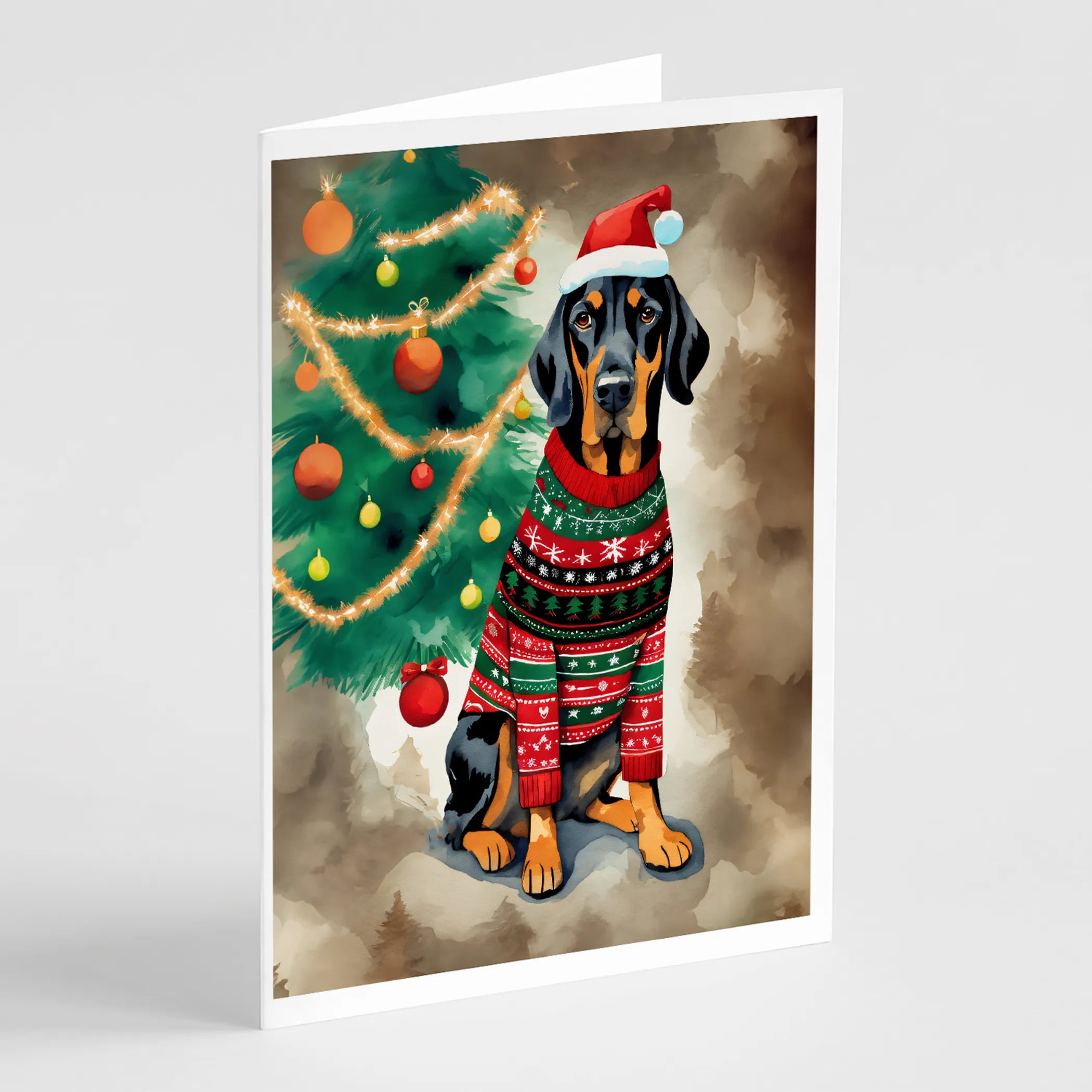 Christmas Sweaters Greeting Cards  - Size: 5X7 | Pack Of: 8 | Collection name: Christmas sweaters