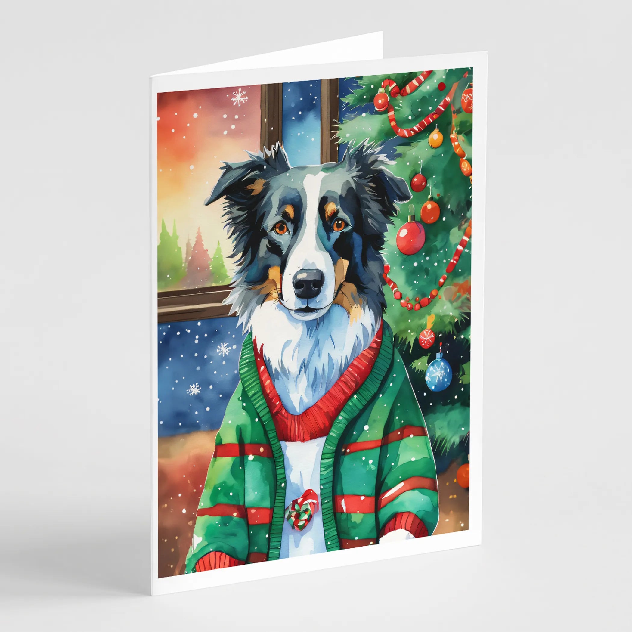 Christmas Sweaters Greeting Cards  - Size: 5X7 | Pack Of: 8 | Collection name: Christmas sweaters