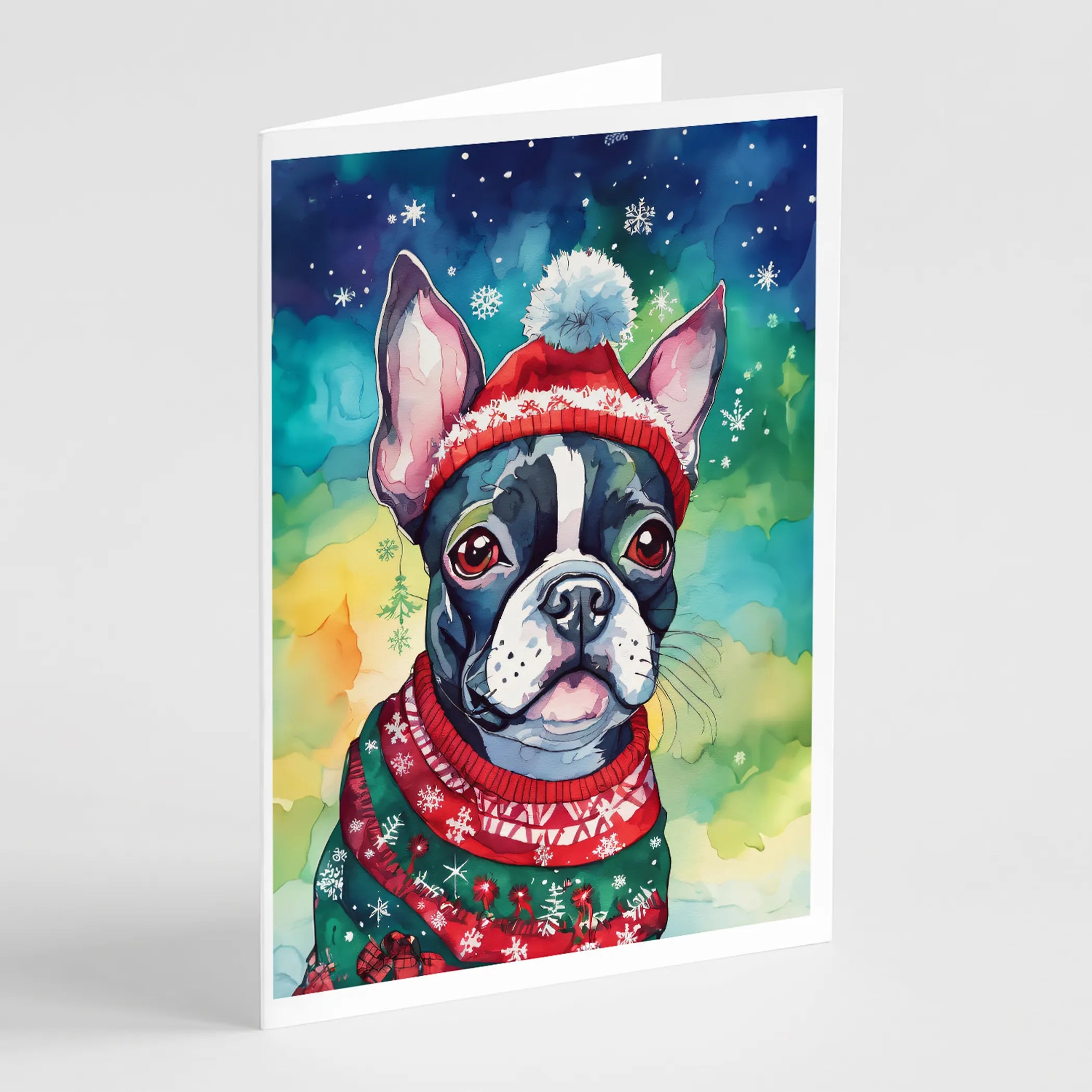 Christmas Sweaters Greeting Cards  - Size: 5X7 | Pack Of: 8 | Collection name: Christmas sweaters
