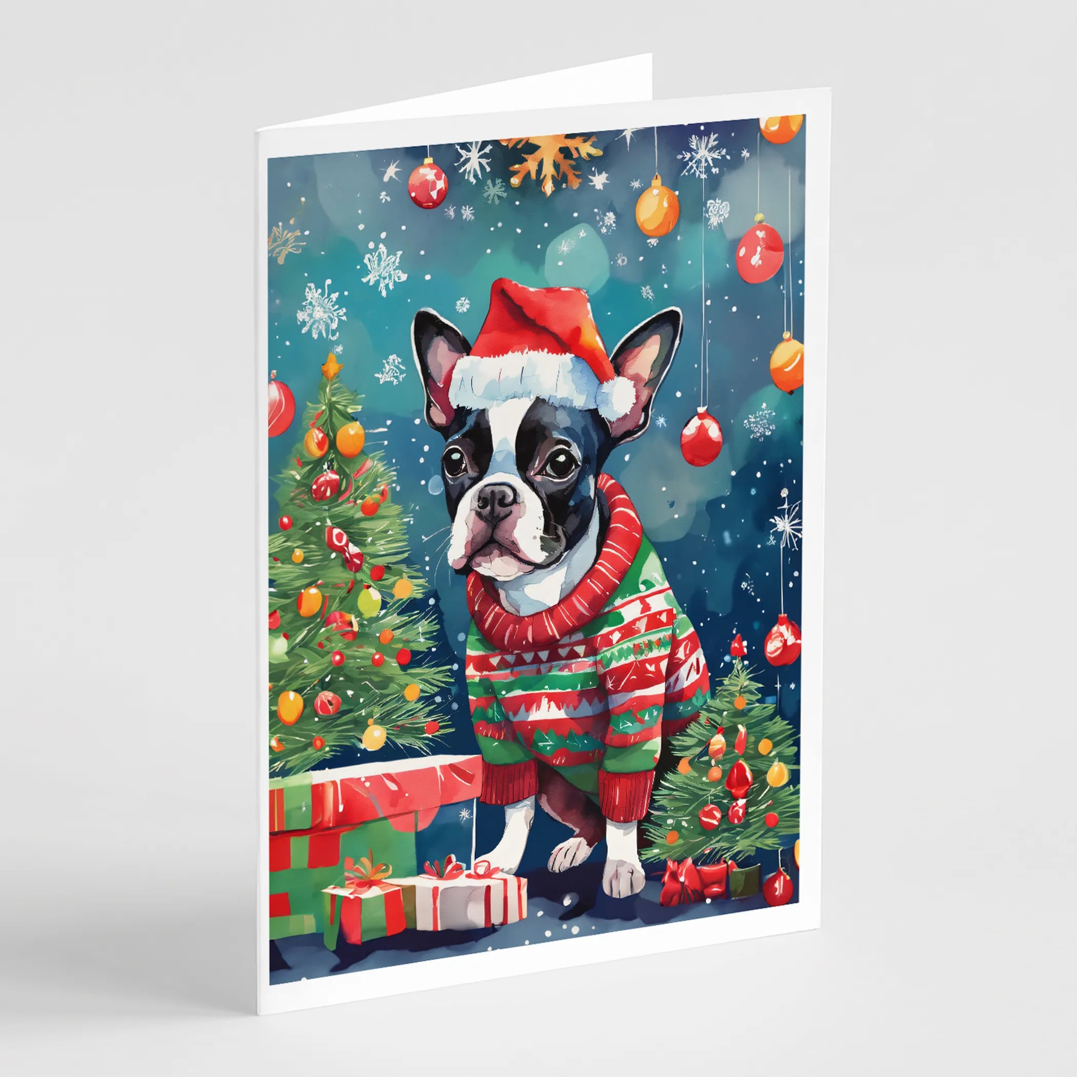 Christmas Sweaters Greeting Cards  - Size: 5X7 | Pack Of: 8 | Collection name: Christmas sweaters