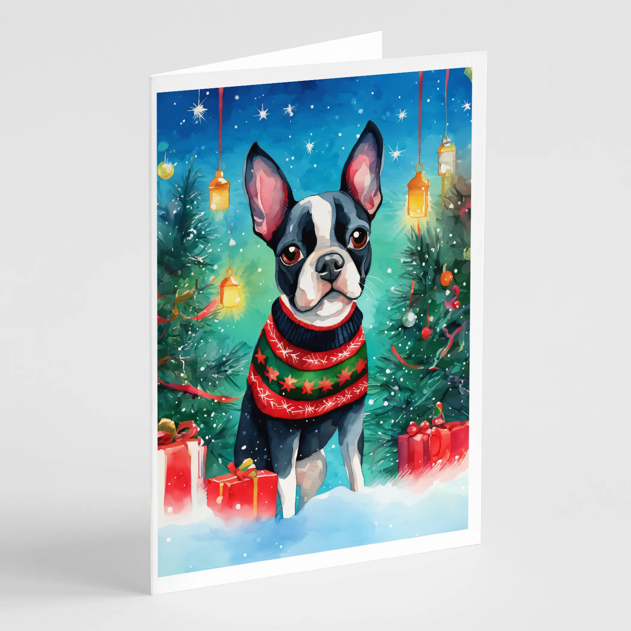 Christmas Sweaters Greeting Cards  - Size: 5X7 | Pack Of: 8 | Collection name: Christmas sweaters