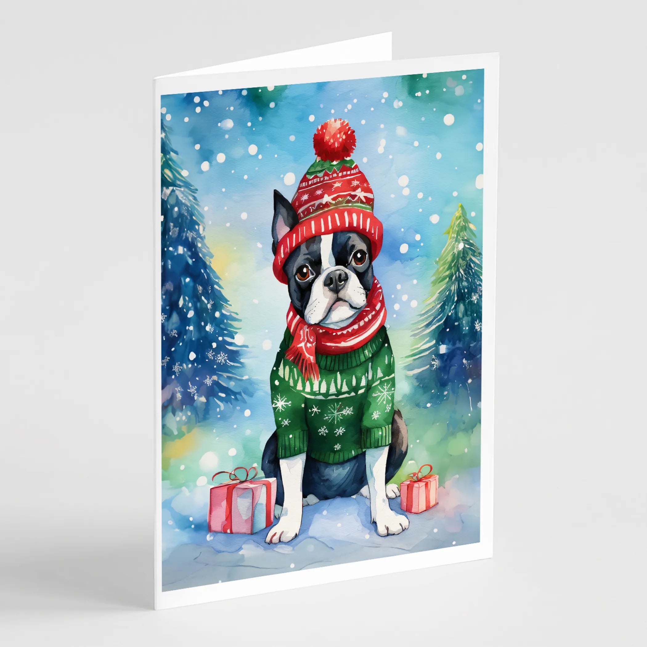 Christmas Sweaters Greeting Cards  - Size: 5X7 | Pack Of: 8 | Collection name: Christmas sweaters