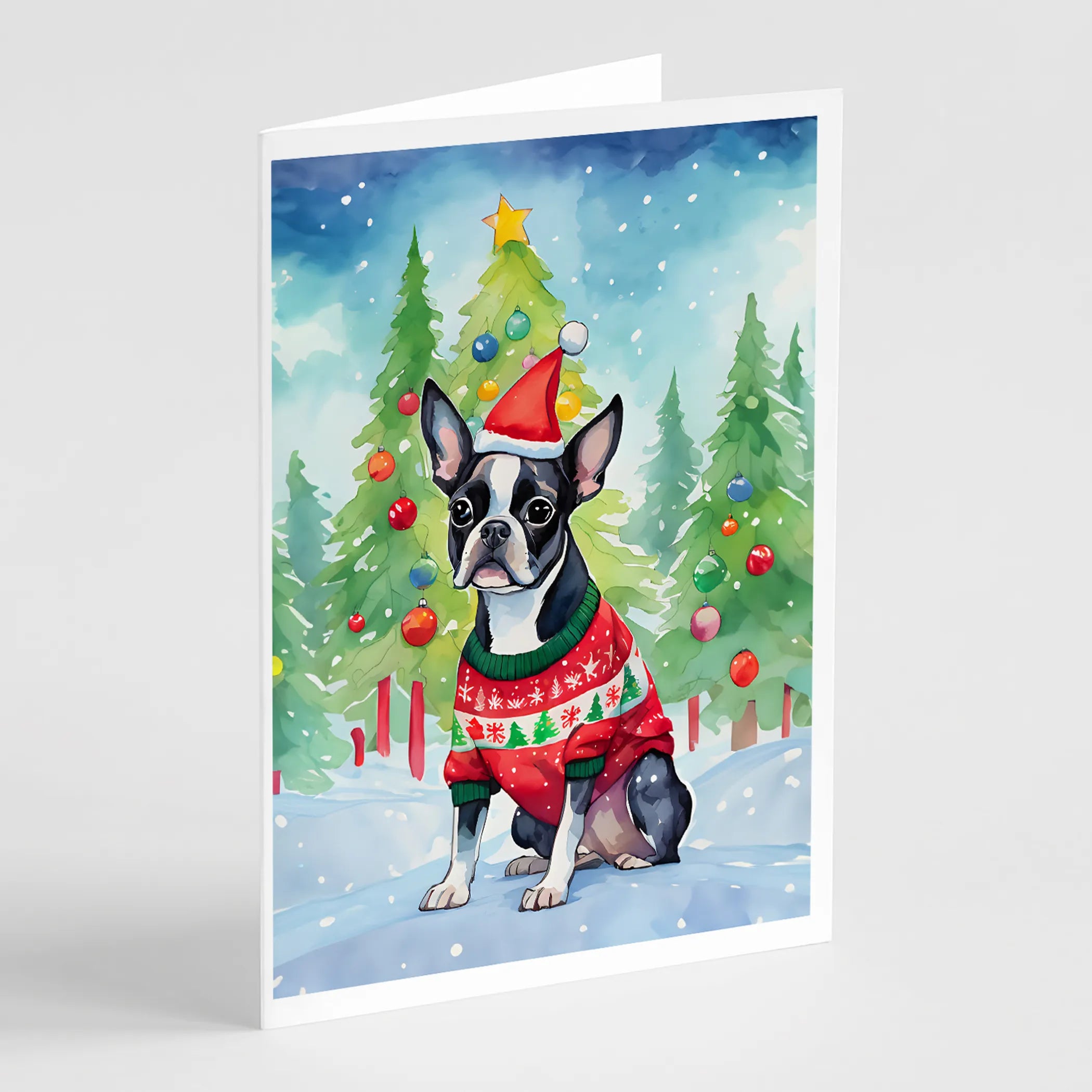 Christmas Sweaters Greeting Cards  - Size: 5X7 | Pack Of: 8 | Collection name: Christmas sweaters