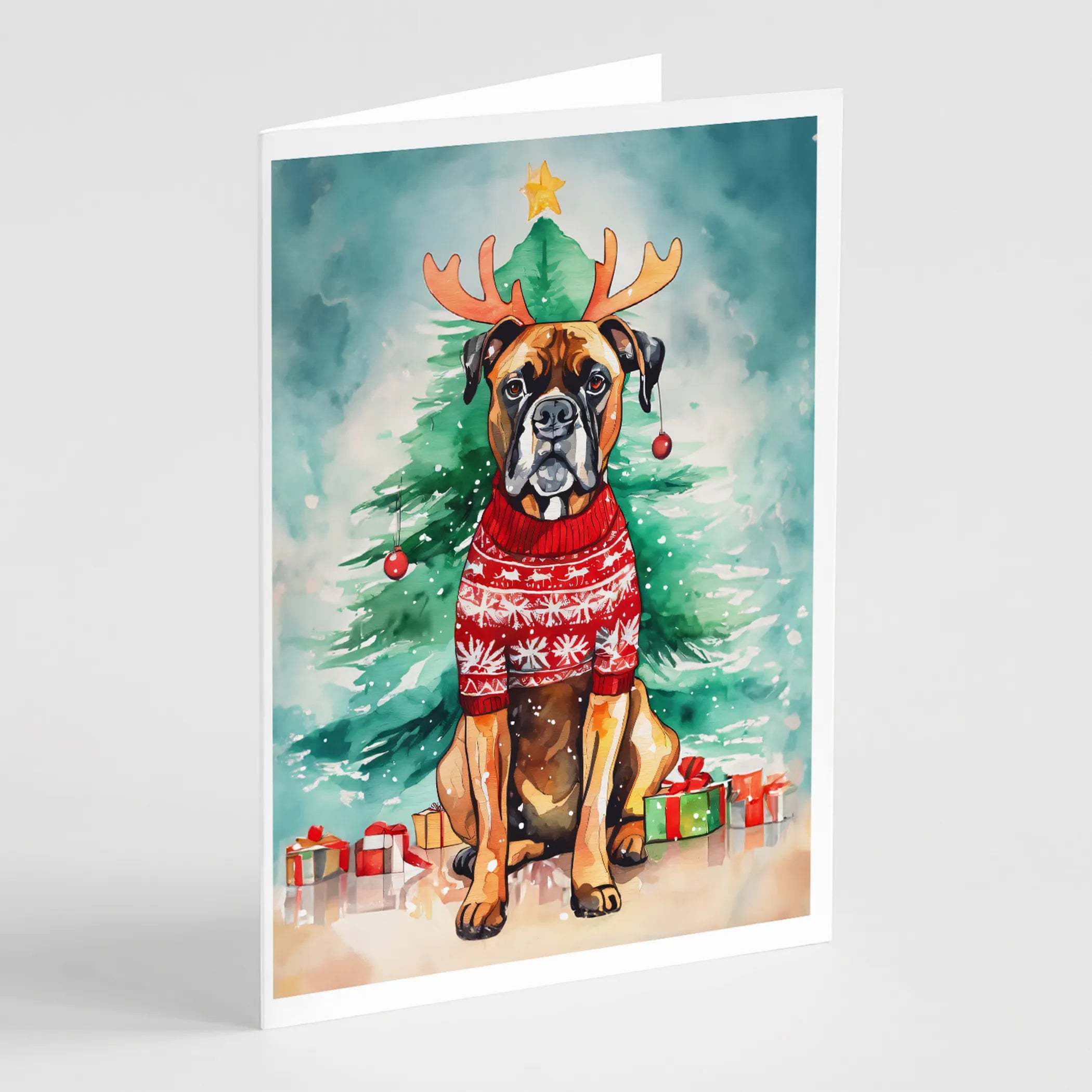 Christmas Sweaters Greeting Cards  - Size: 5X7 | Pack Of: 8 | Collection name: Christmas sweaters