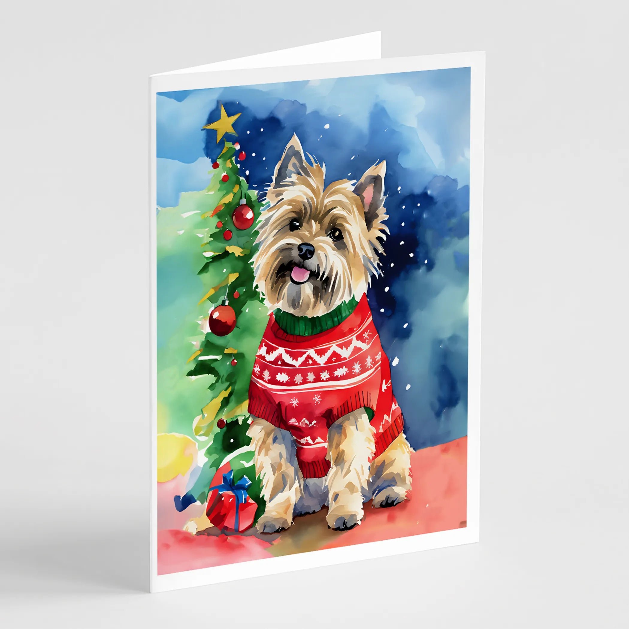 Christmas Sweaters Greeting Cards  - Size: 5X7 | Pack Of: 8 | Collection name: Christmas sweaters