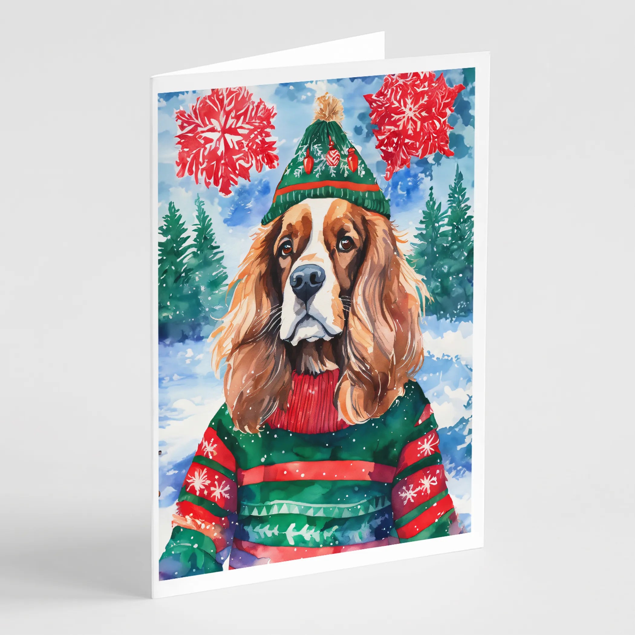 Christmas Sweaters Greeting Cards  - Size: 5X7 | Pack Of: 8 | Collection name: Christmas sweaters