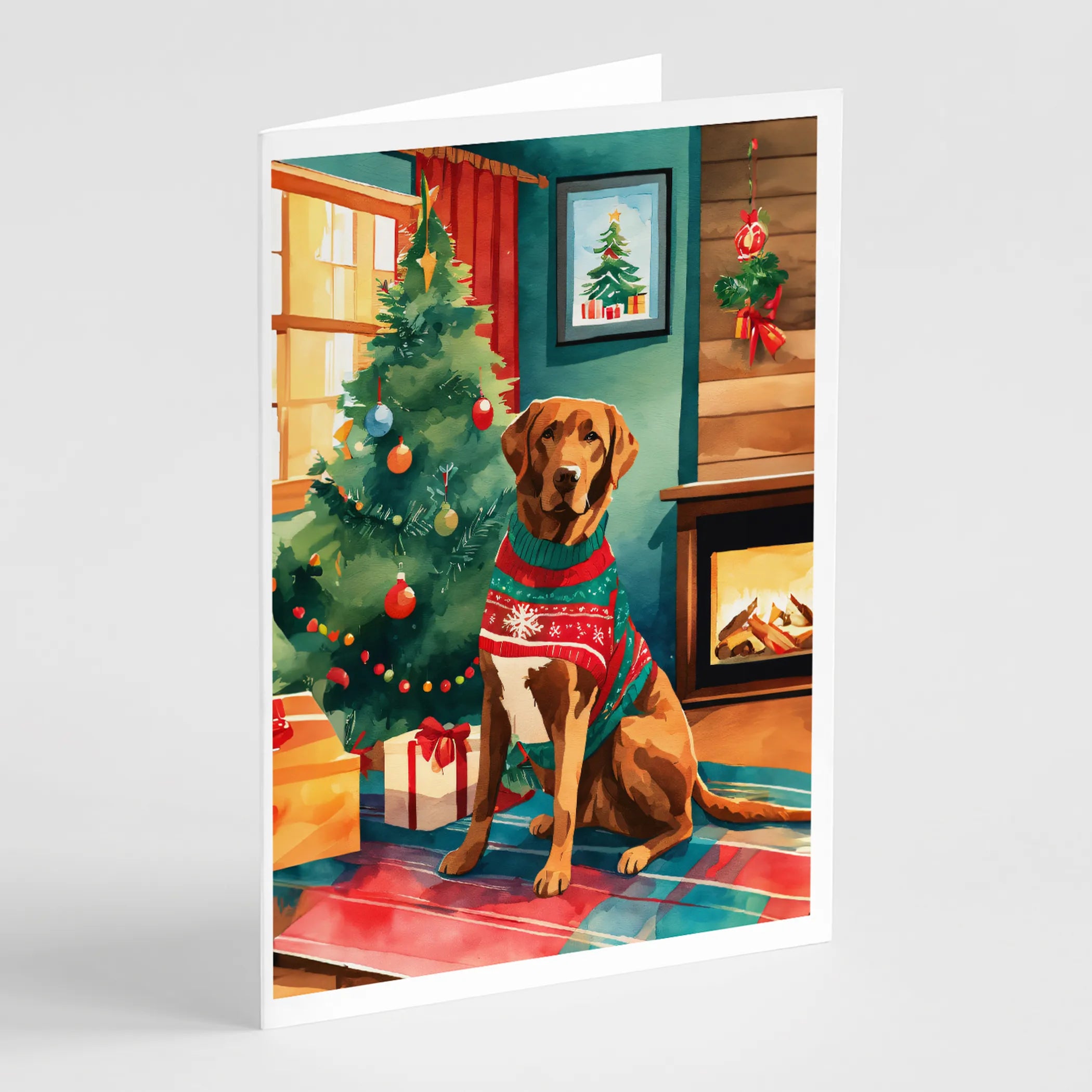 Christmas Sweaters Greeting Cards  - Size: 5X7 | Pack Of: 8 | Collection name: Christmas sweaters