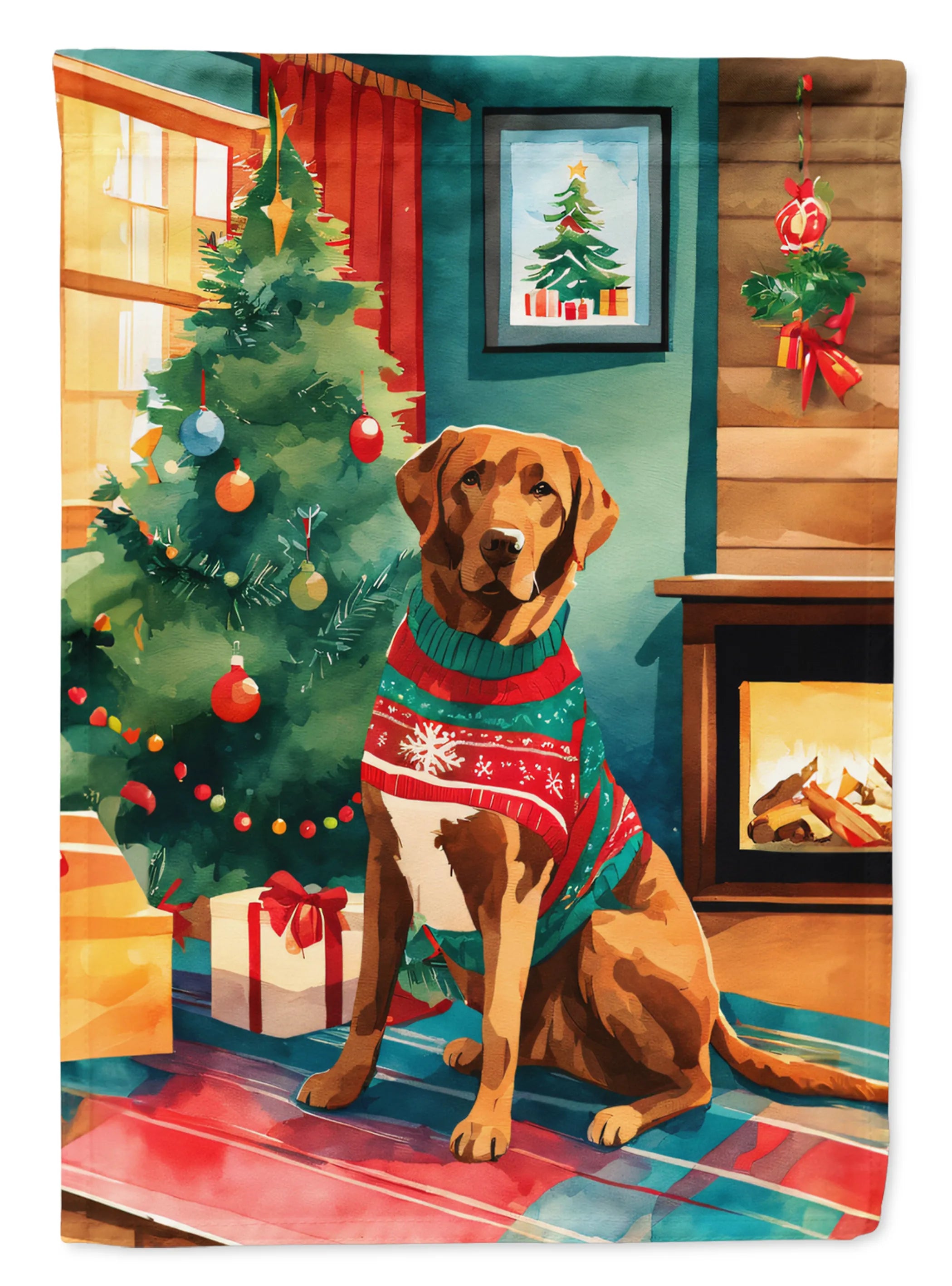 Christmas Sweaters Decorative Flag - Size: GARDEN SIZE | Pack Of: 1 | Collection name: Christmas sweaters