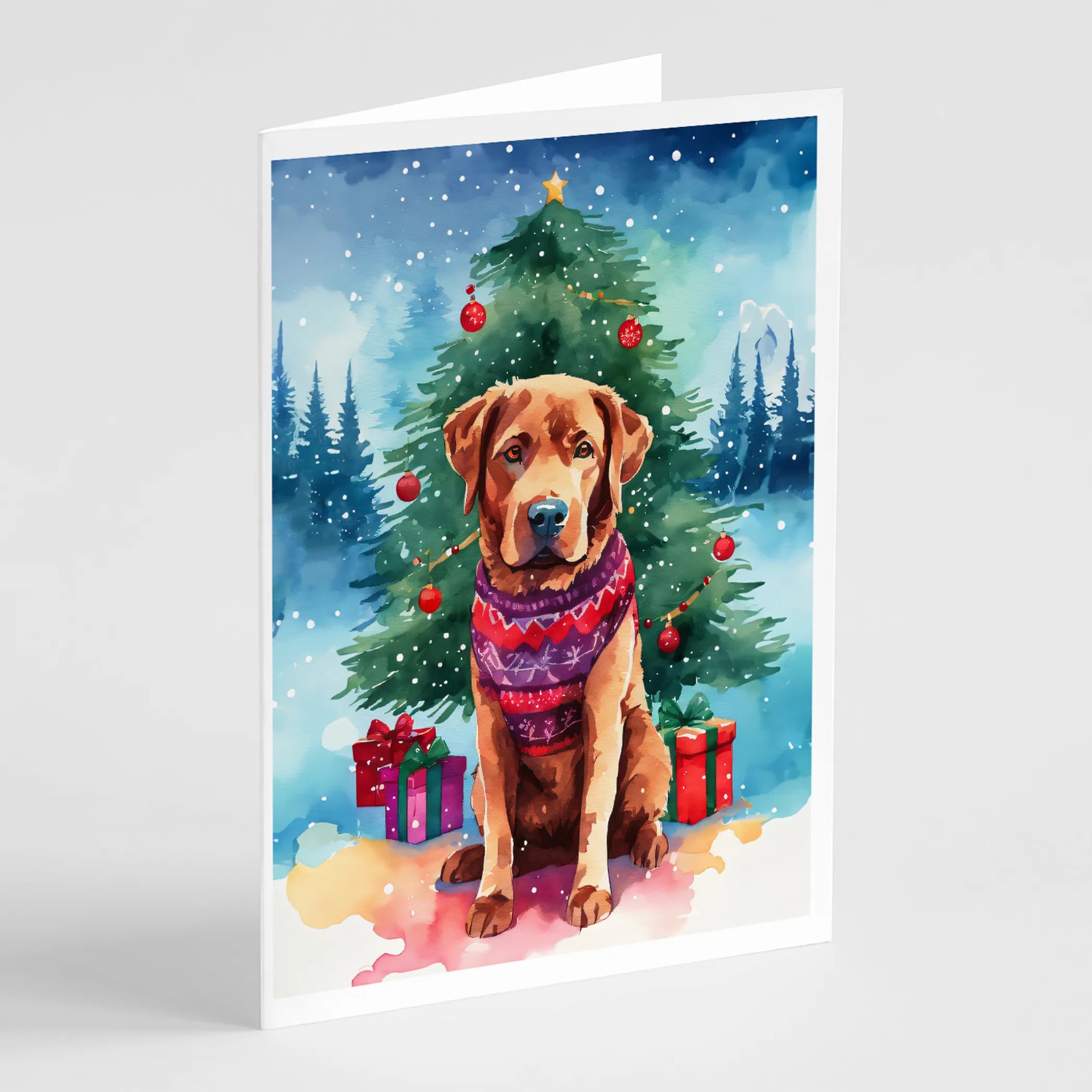 Christmas Sweaters Greeting Cards  - Size: 5X7 | Pack Of: 8 | Collection name: Christmas sweaters