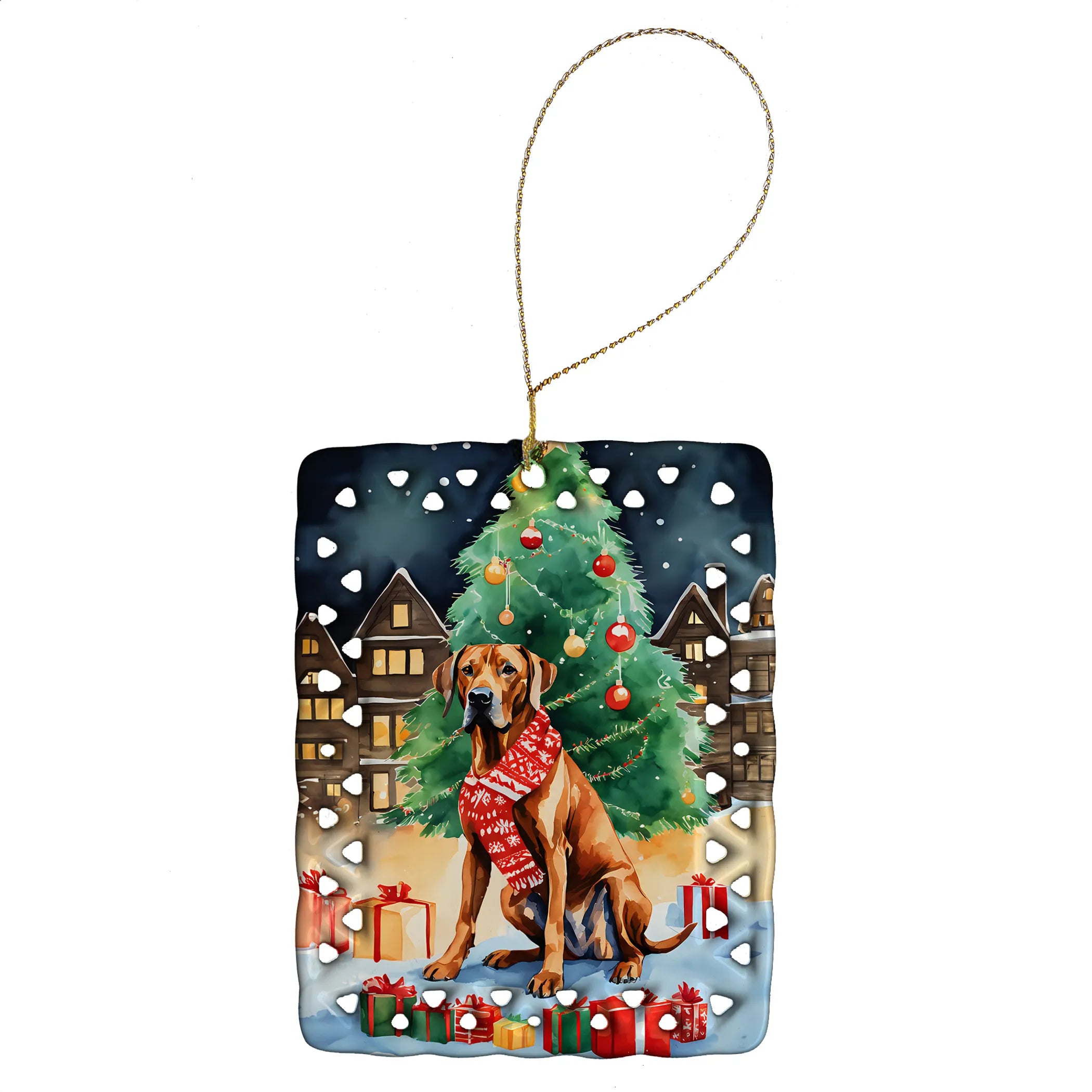 Christmas Sweaters Porcelain Ornament