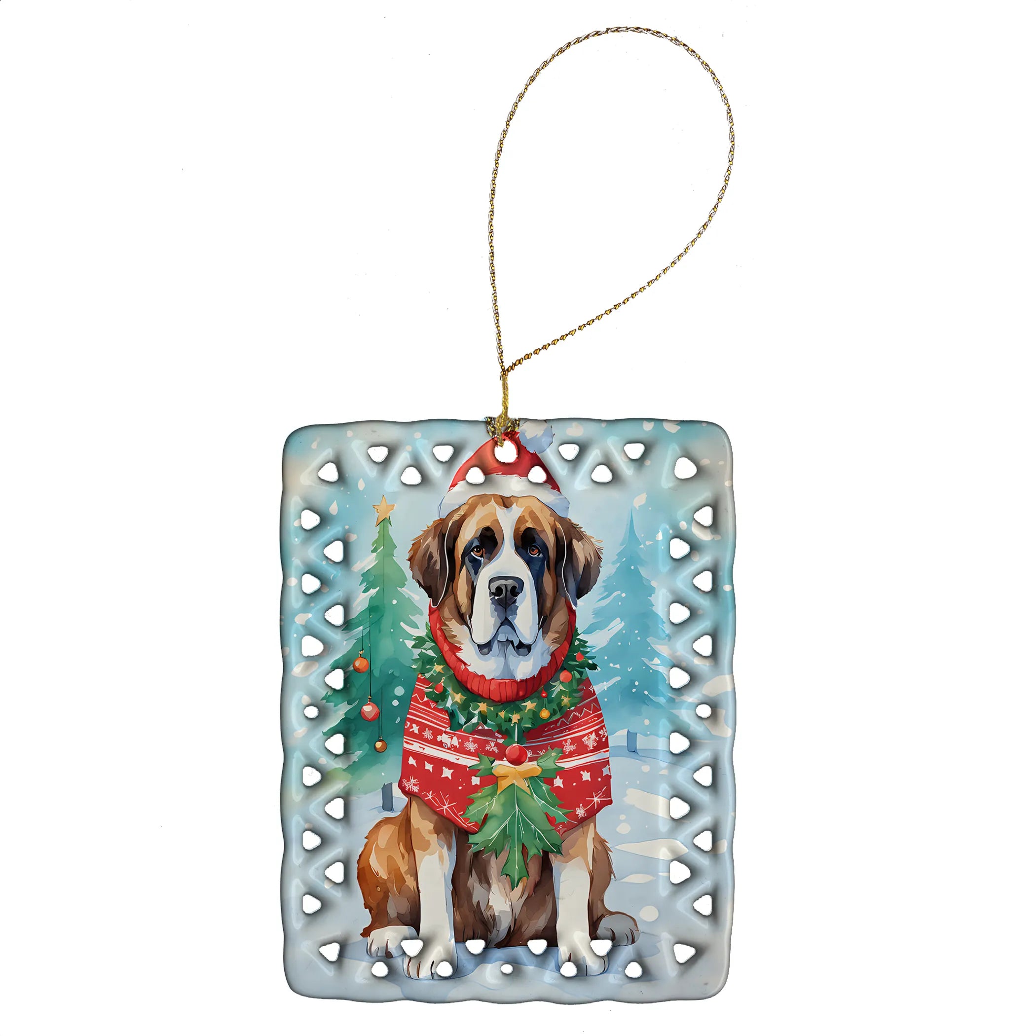 Christmas Sweaters Porcelain Ornament