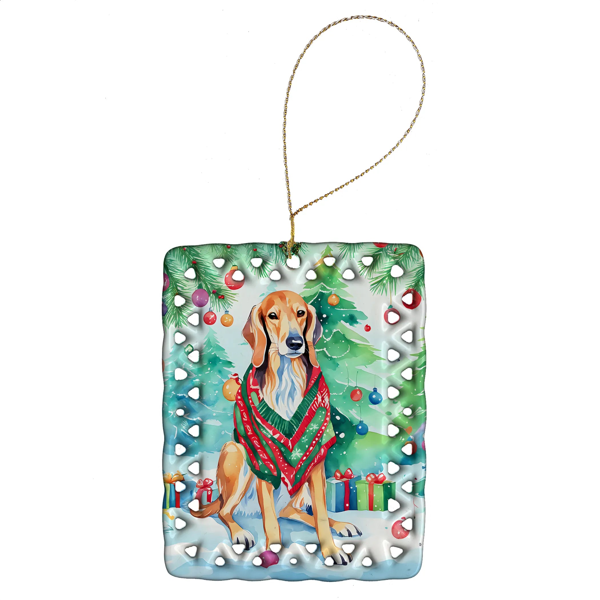 Christmas Sweaters Porcelain Ornament