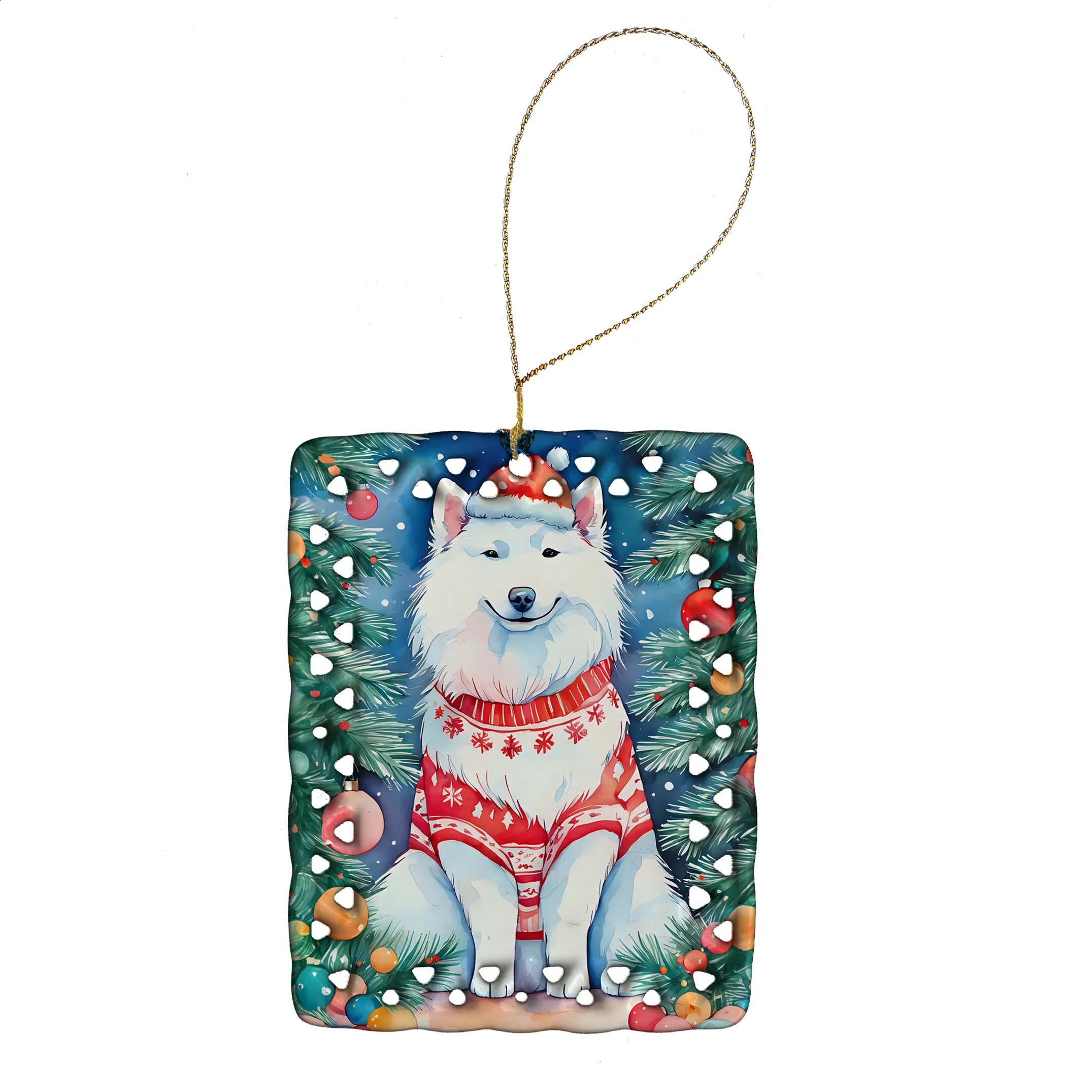 Christmas Sweaters Porcelain Ornament