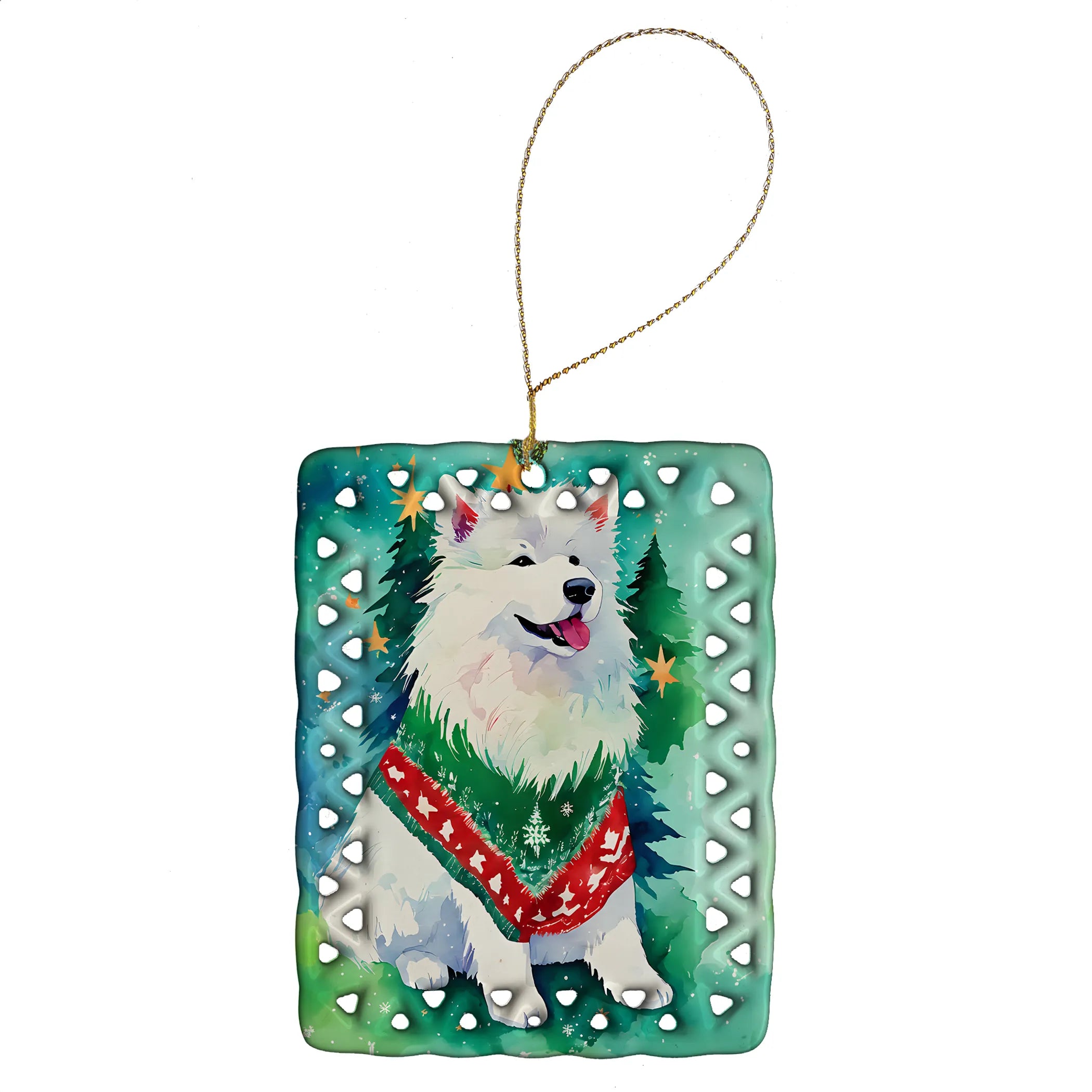 Christmas Sweaters Porcelain Ornament