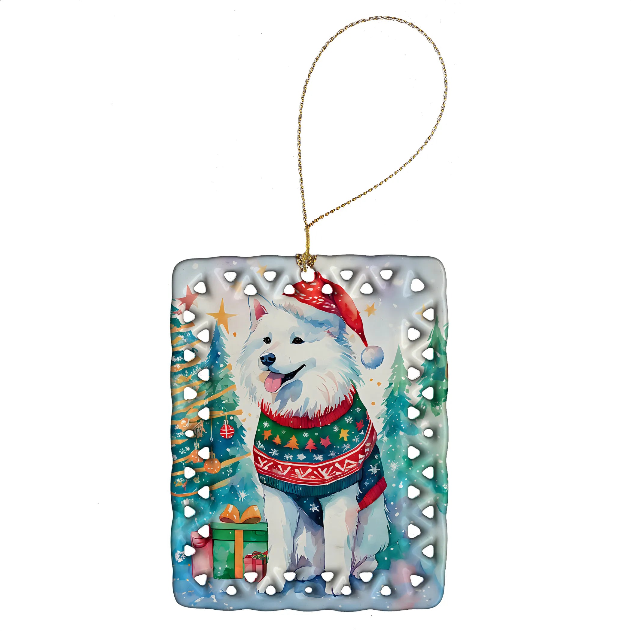 Christmas Sweaters Porcelain Ornament