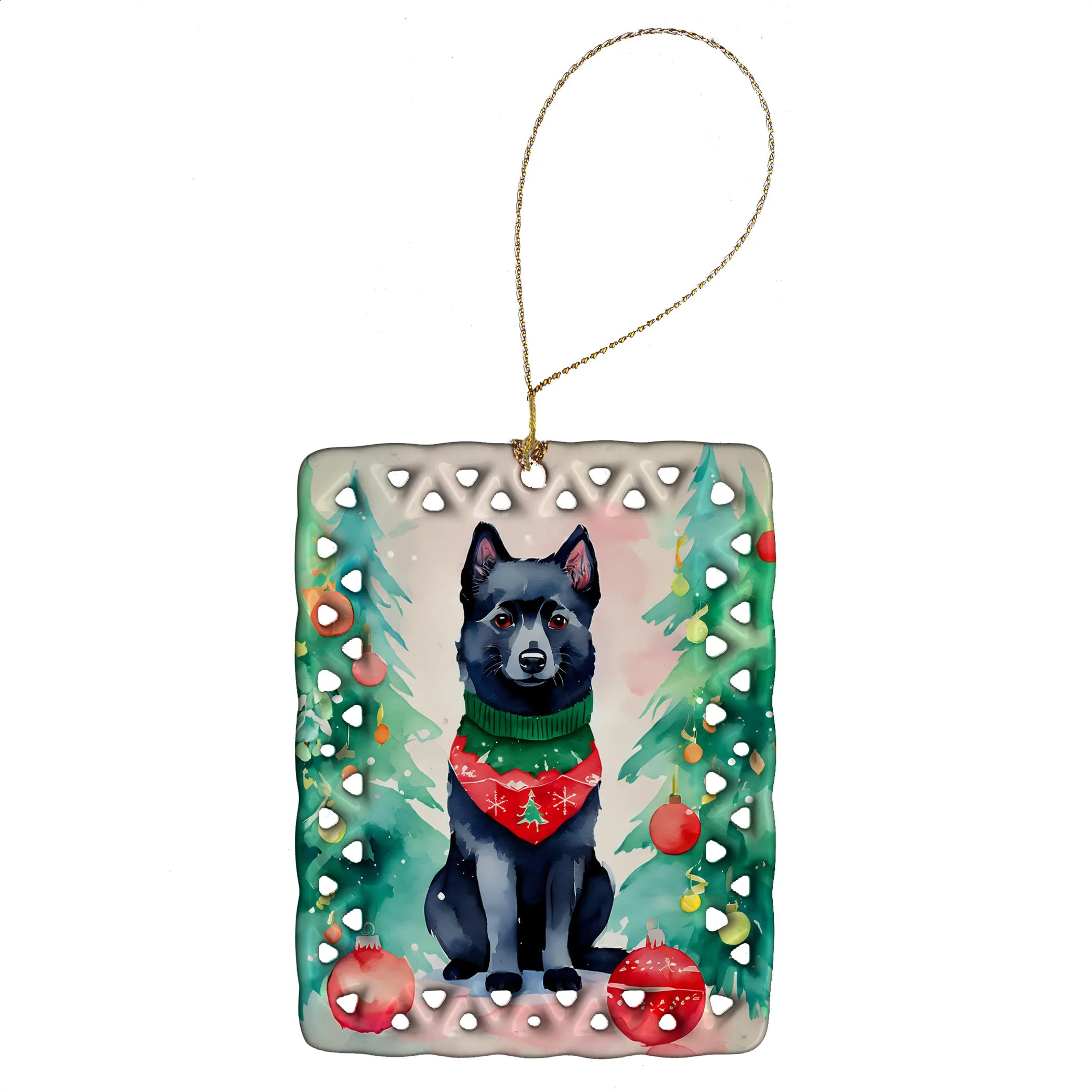 Christmas Sweaters Porcelain Ornament
