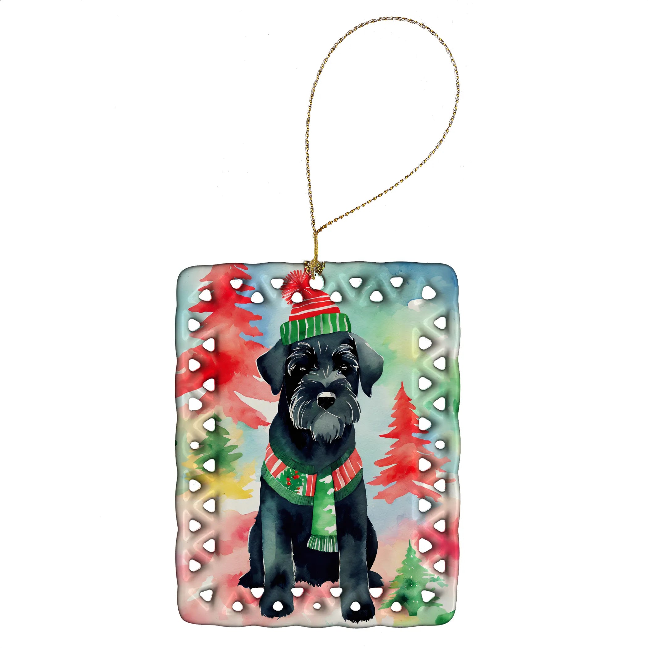 Christmas Sweaters Porcelain Ornament