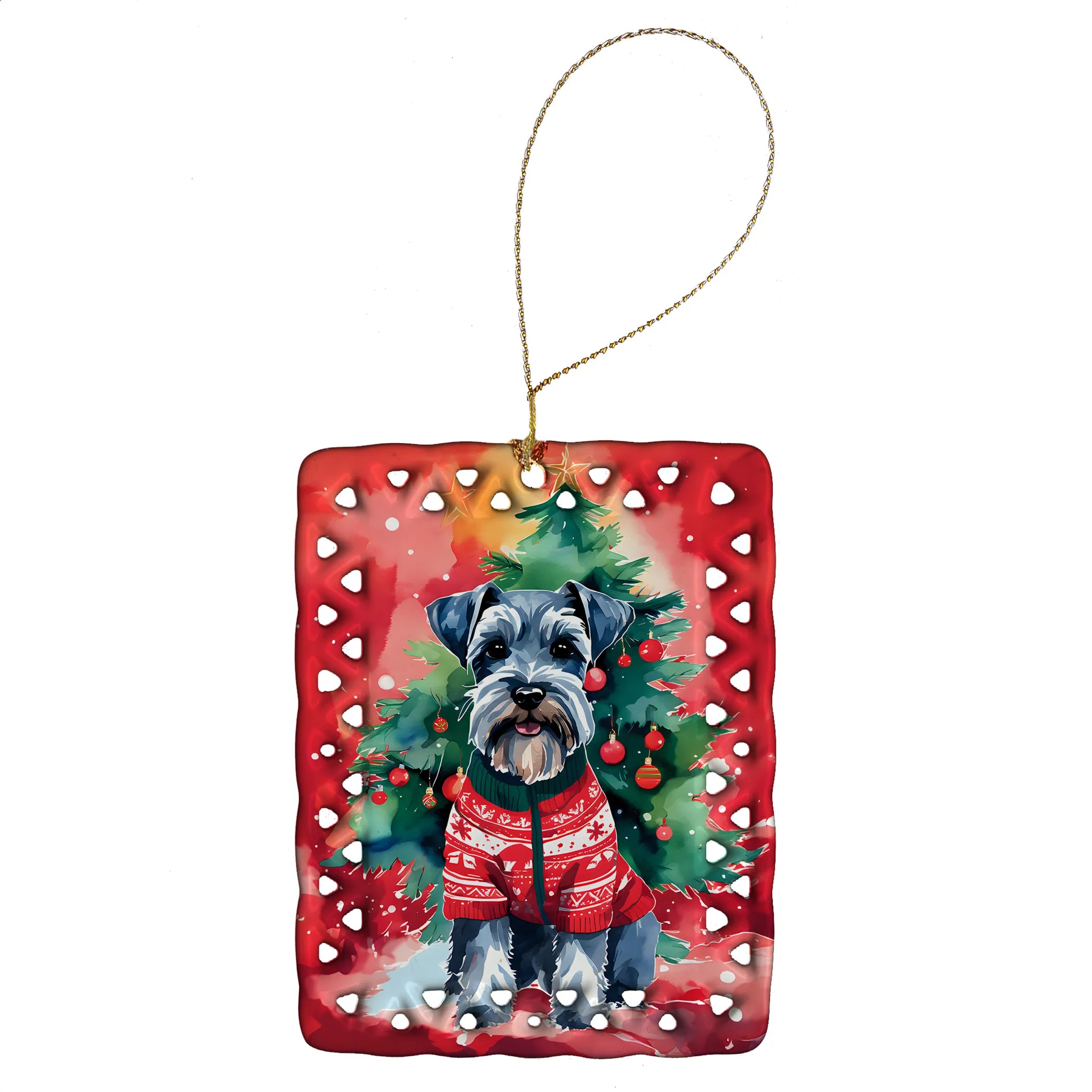 Christmas Sweaters Porcelain Ornament