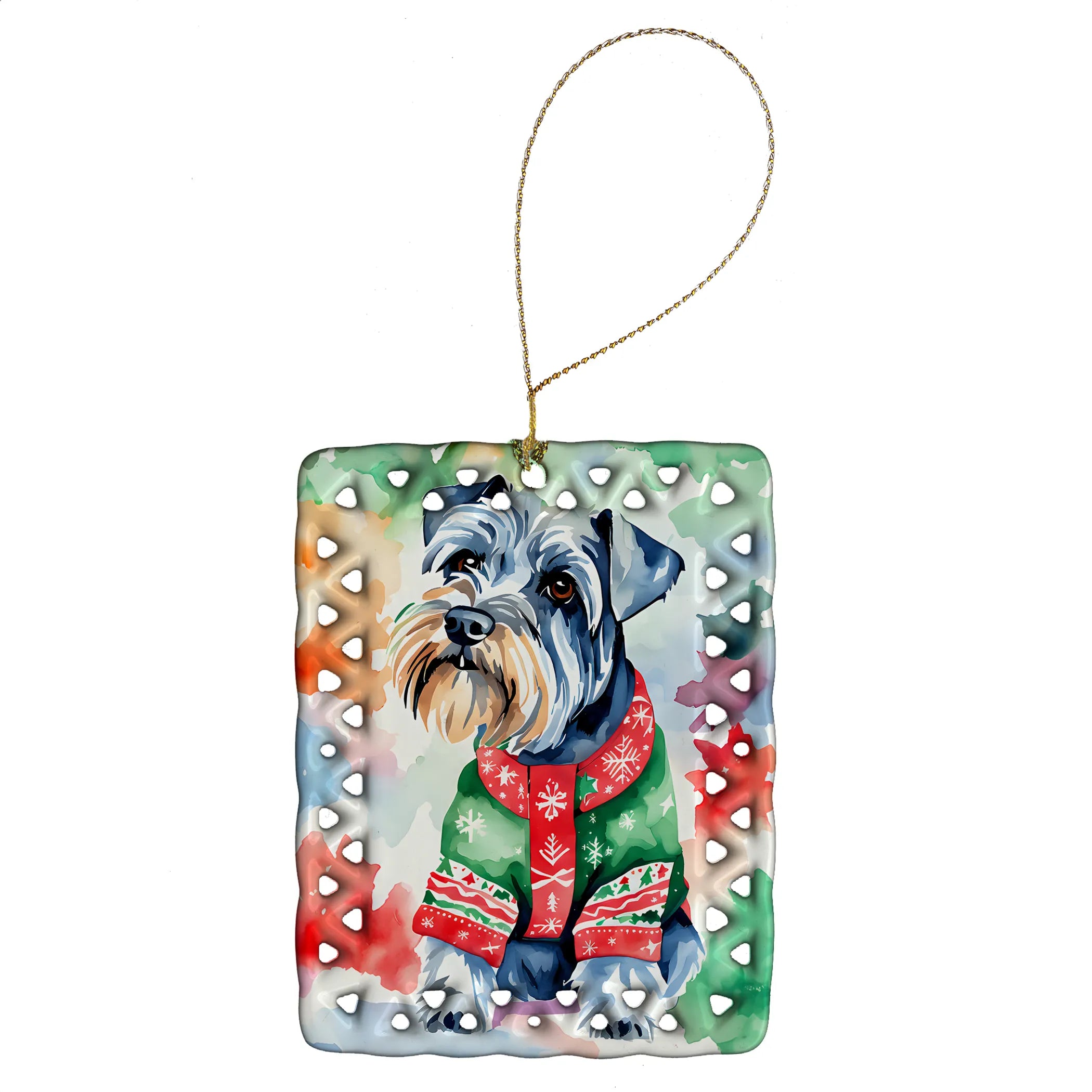 Christmas Sweaters Porcelain Ornament