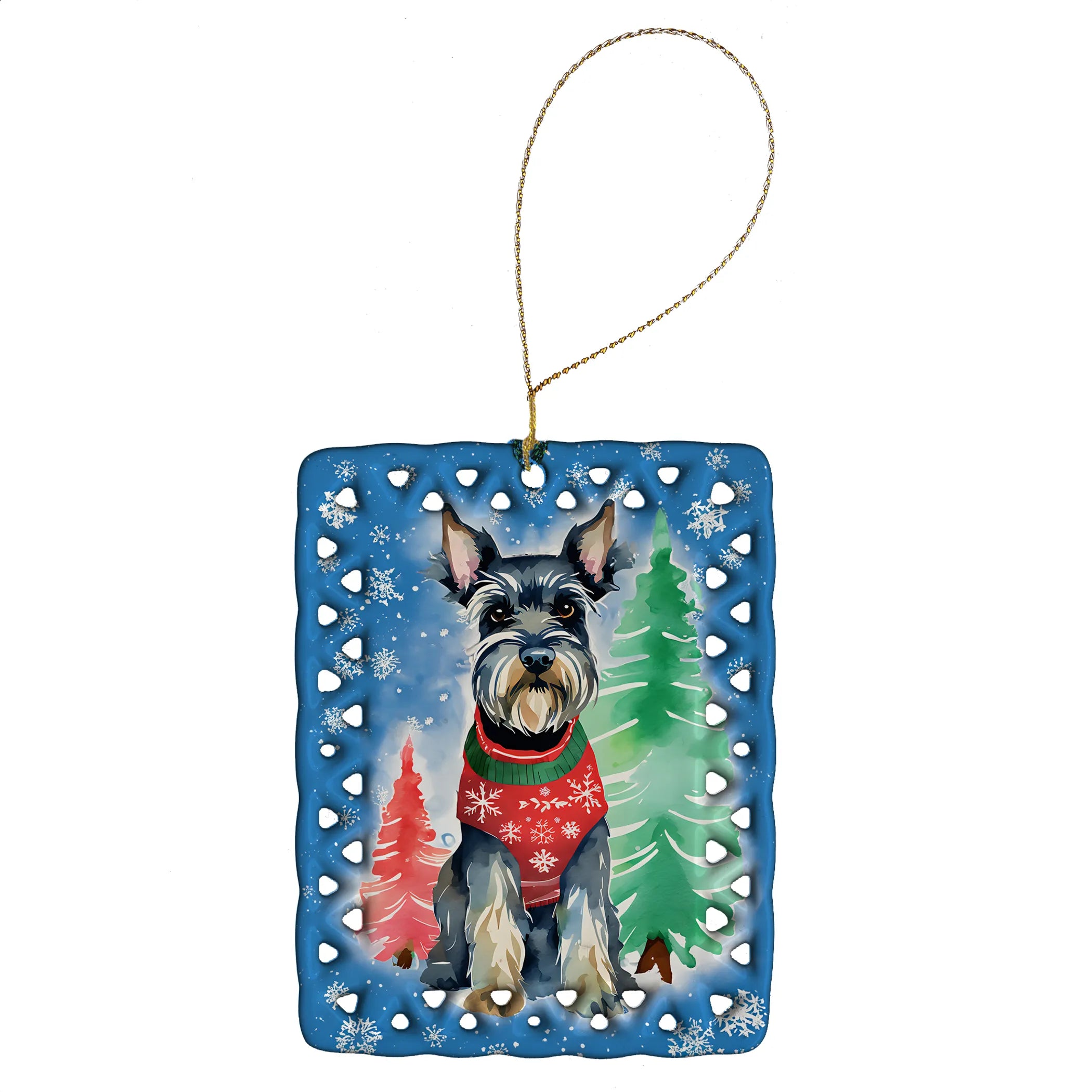 Christmas Sweaters Porcelain Ornament