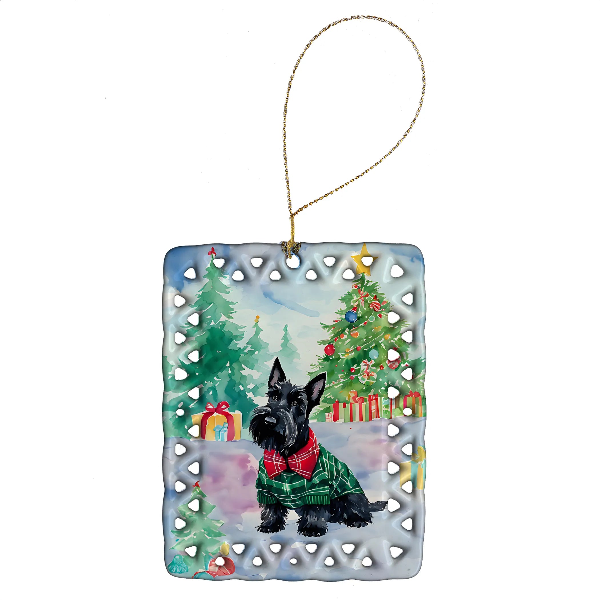 Christmas Sweaters Porcelain Ornament