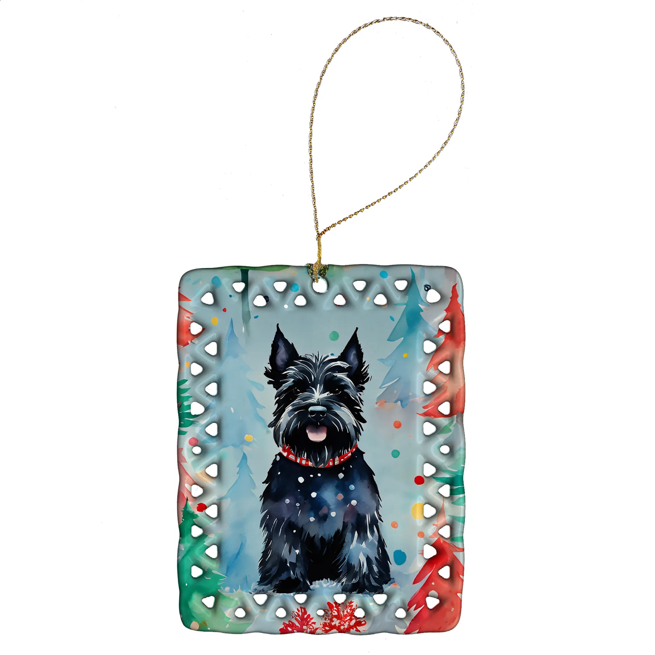 Christmas Sweaters Porcelain Ornament