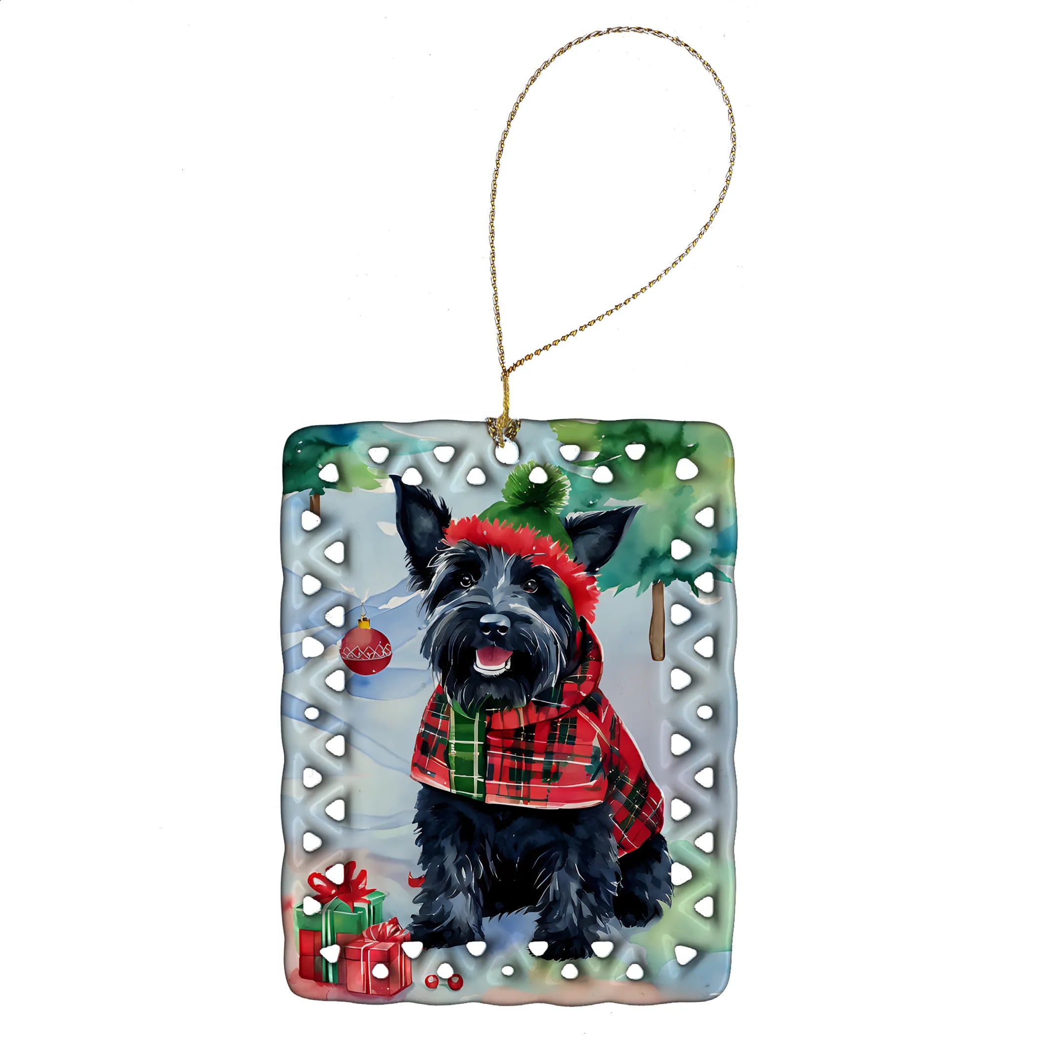 Christmas Sweaters Porcelain Ornament